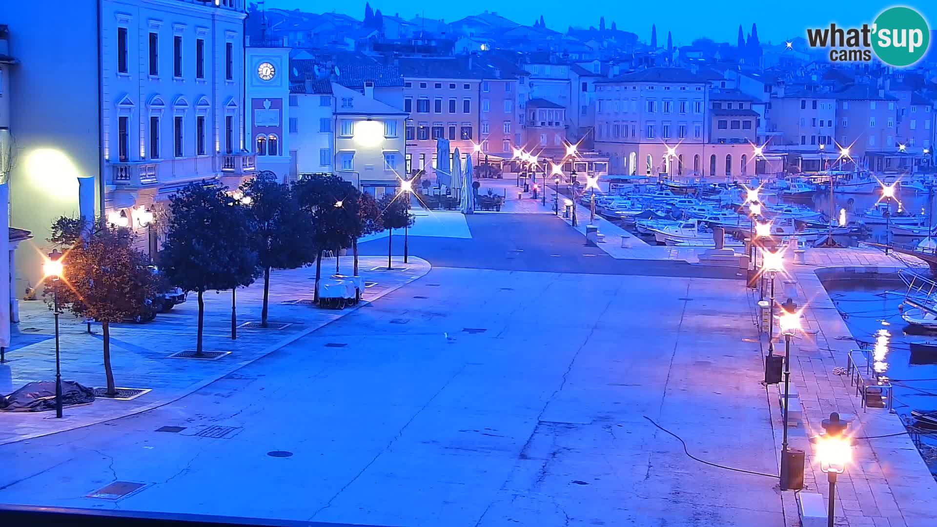 Rovinj webcam promenade and marina – Istria – Croatia