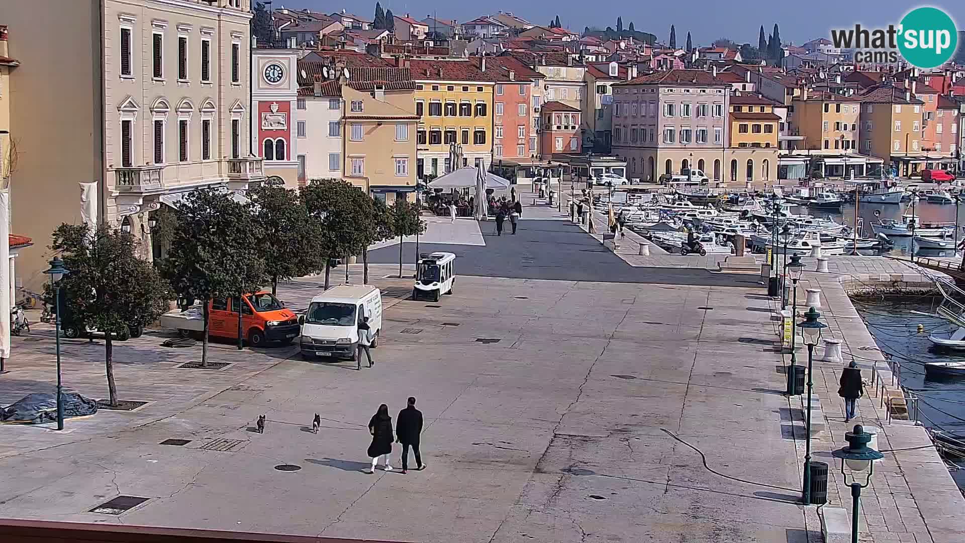 Spletna kamera Rovinj promenada in marina | Rovinj Vreme