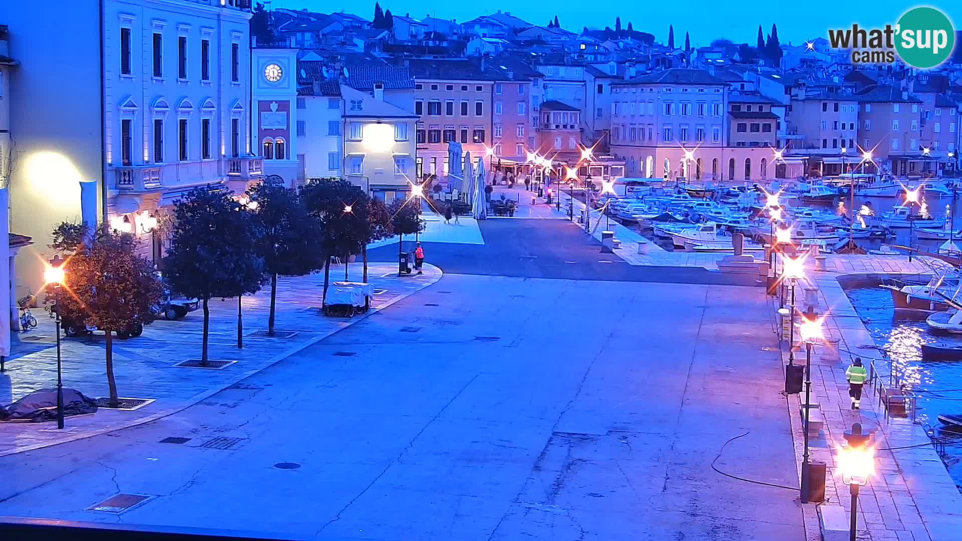 Spletna kamera Rovinj promenada in marina | Rovinj Vreme