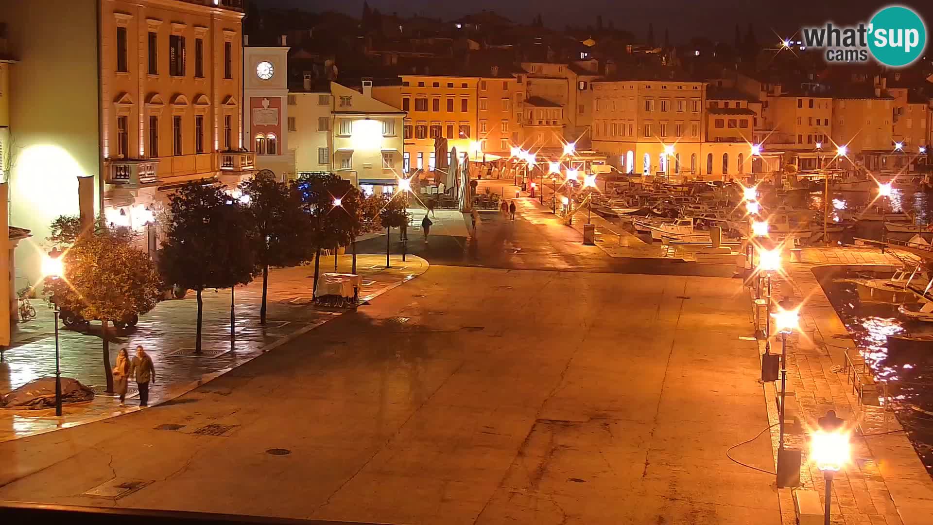 Promenade e marina a Rovinj