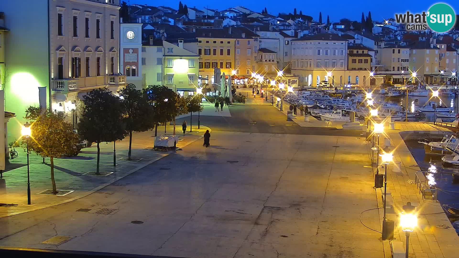 Promenade e marina a Rovinj