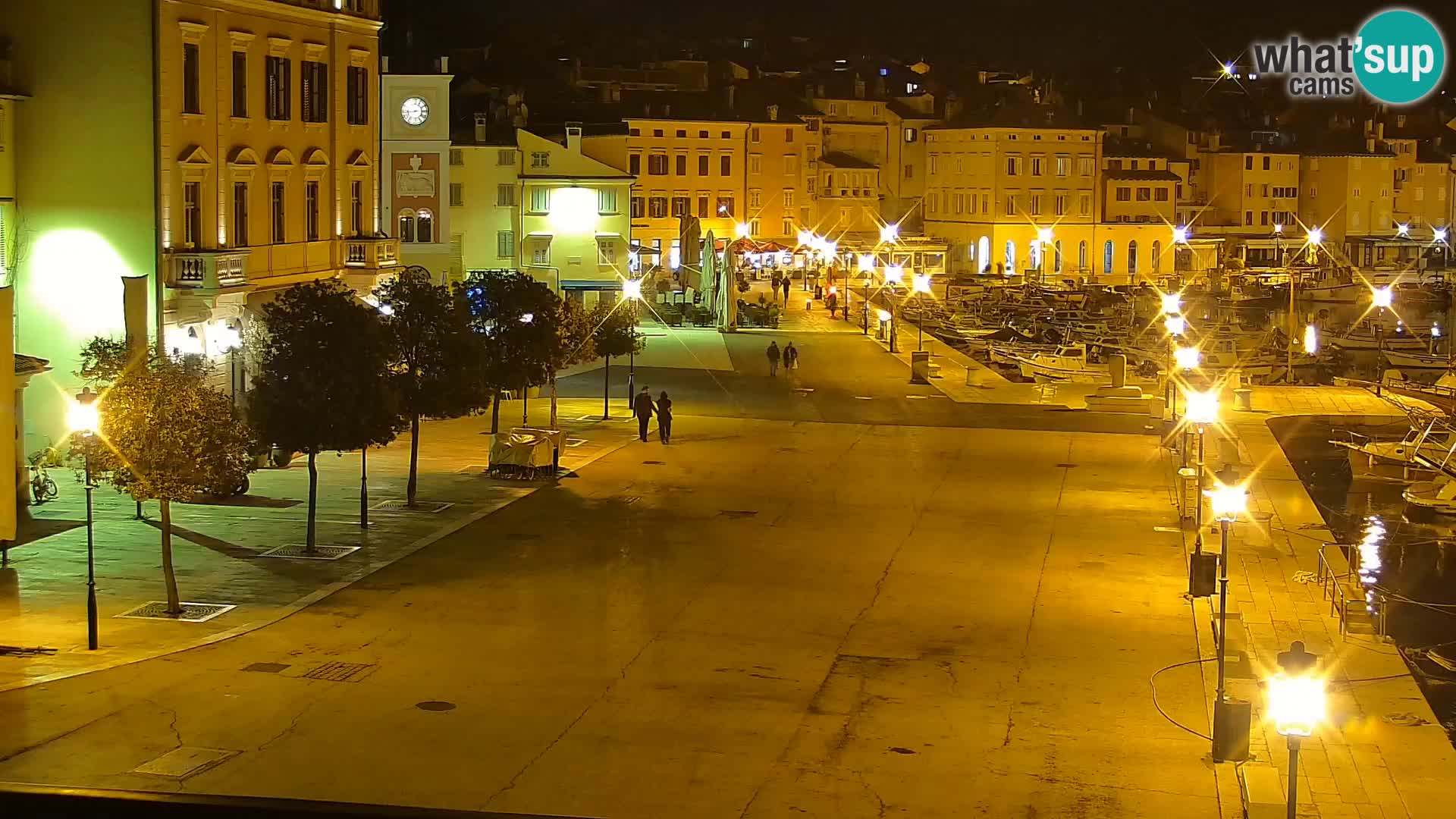 Promenade e marina a Rovinj