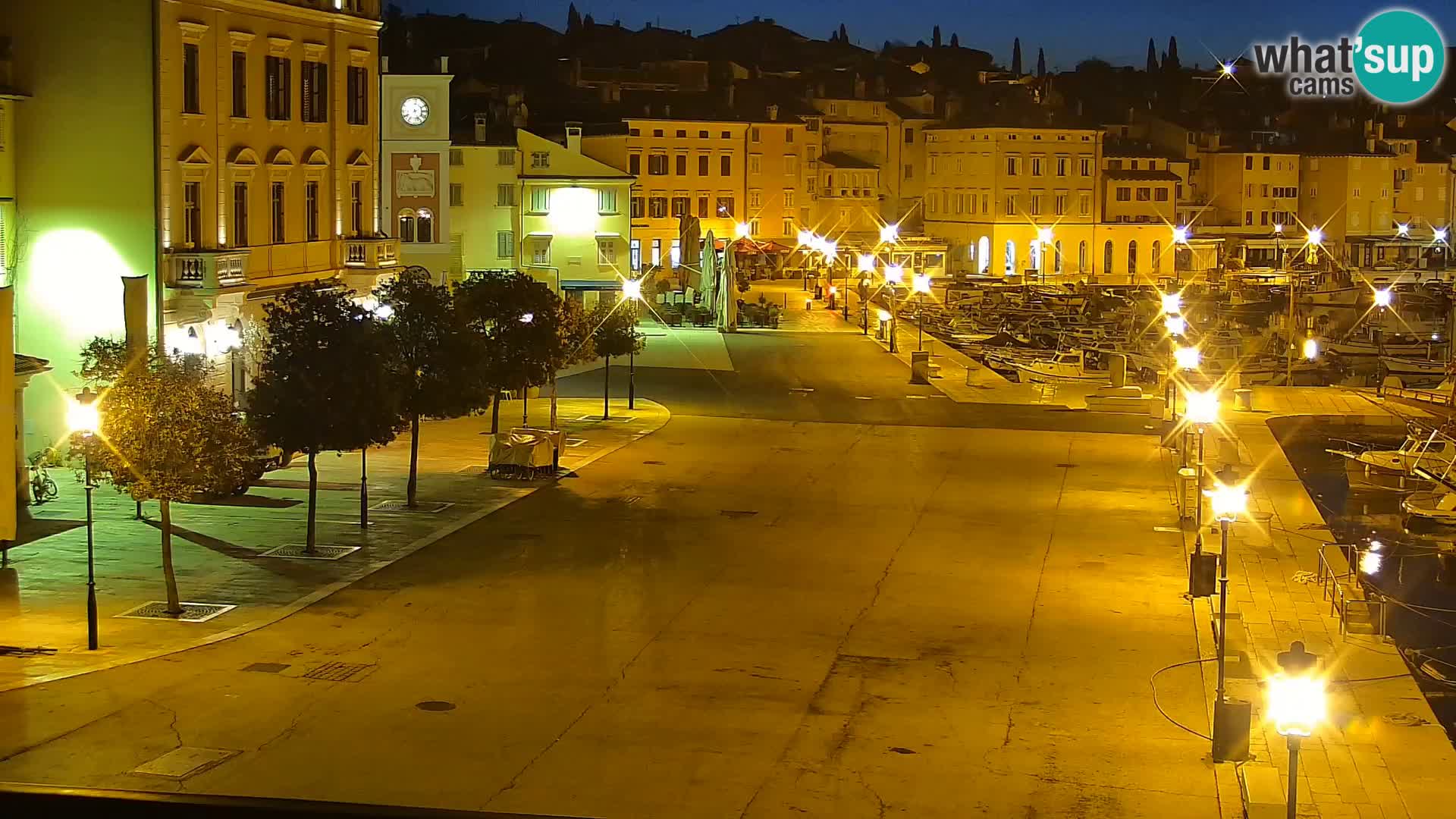 Promenade e marina a Rovinj