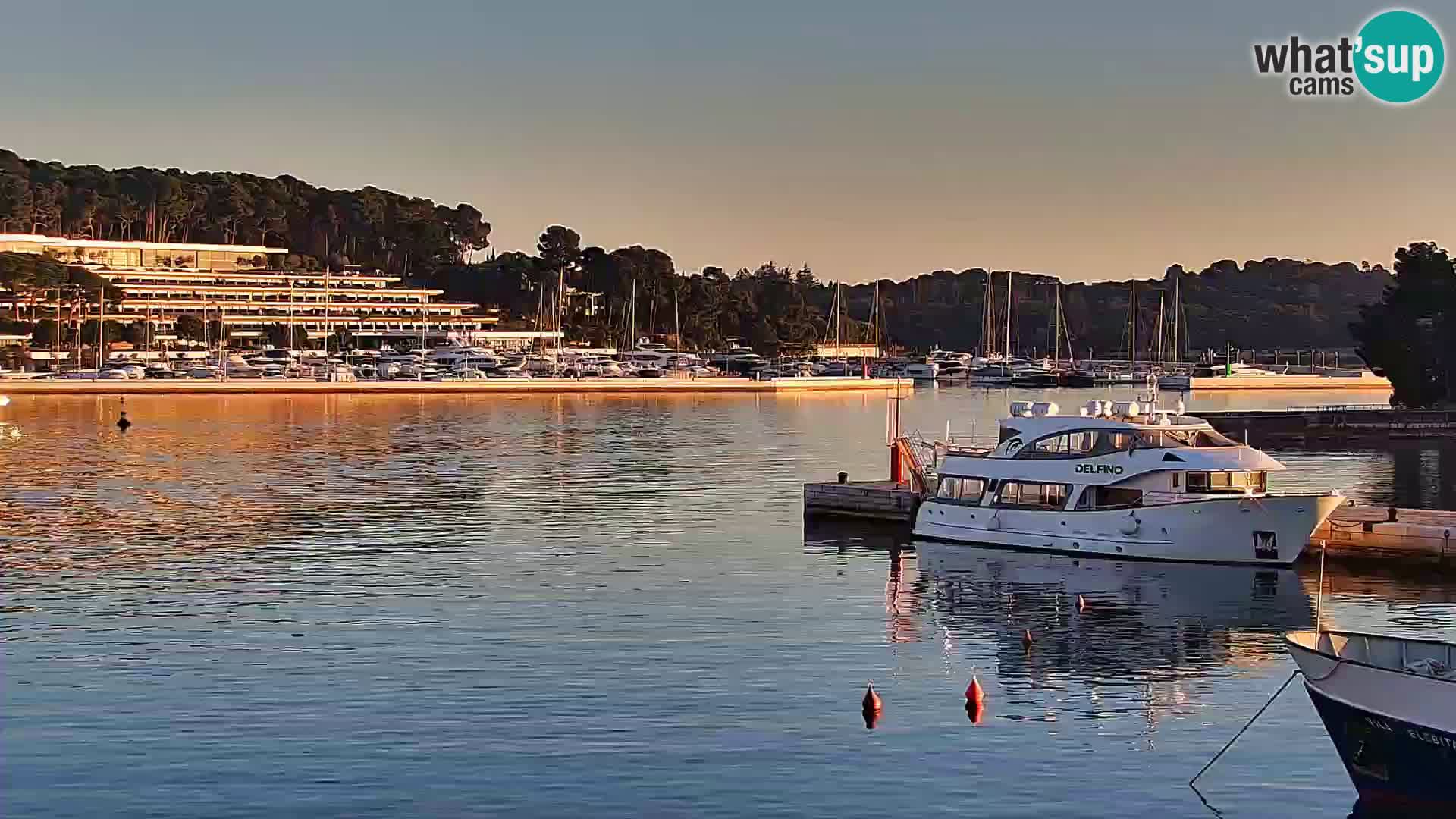 Promenade e marina a Rovinj