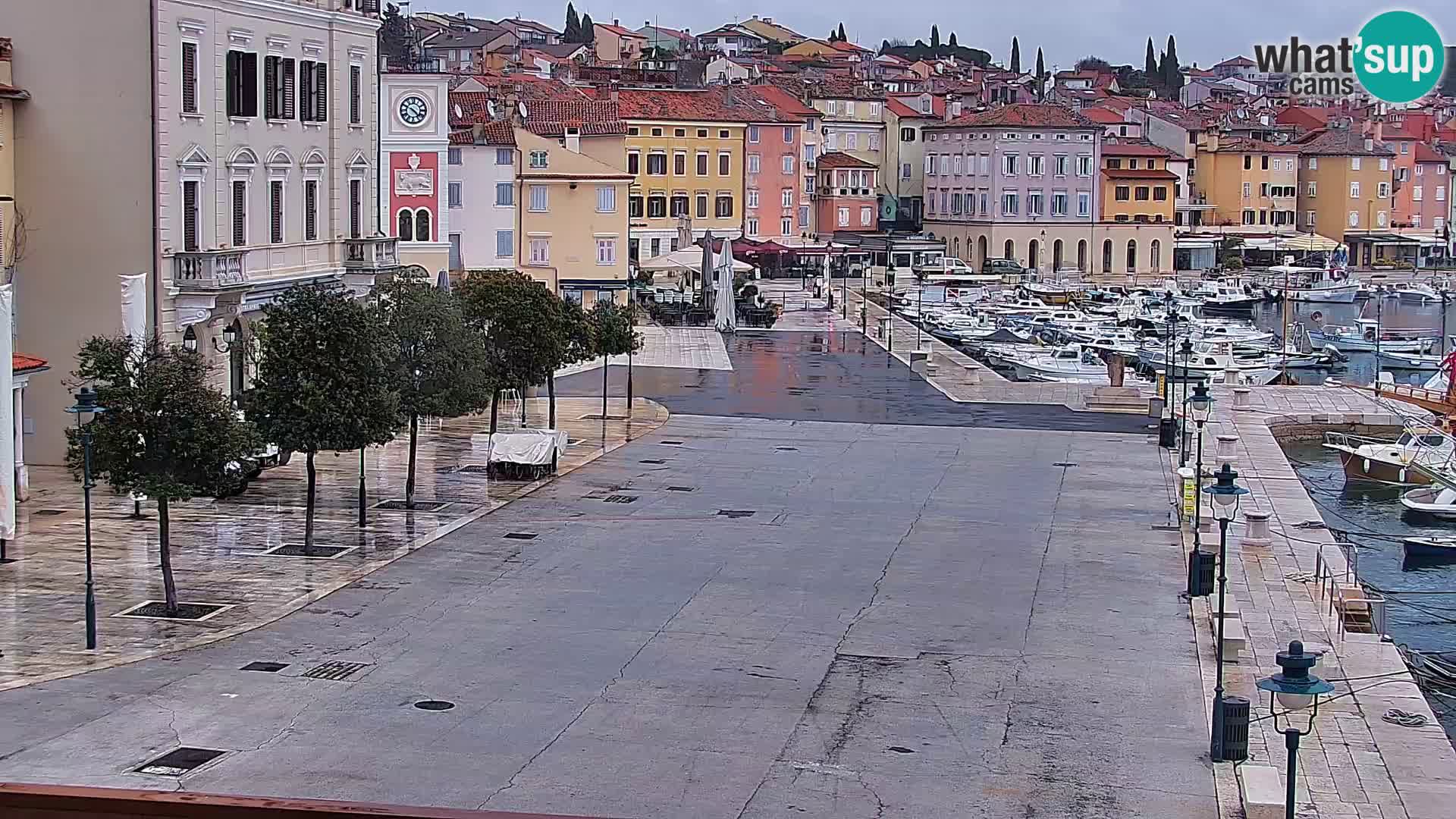 Promenade e marina a Rovinj