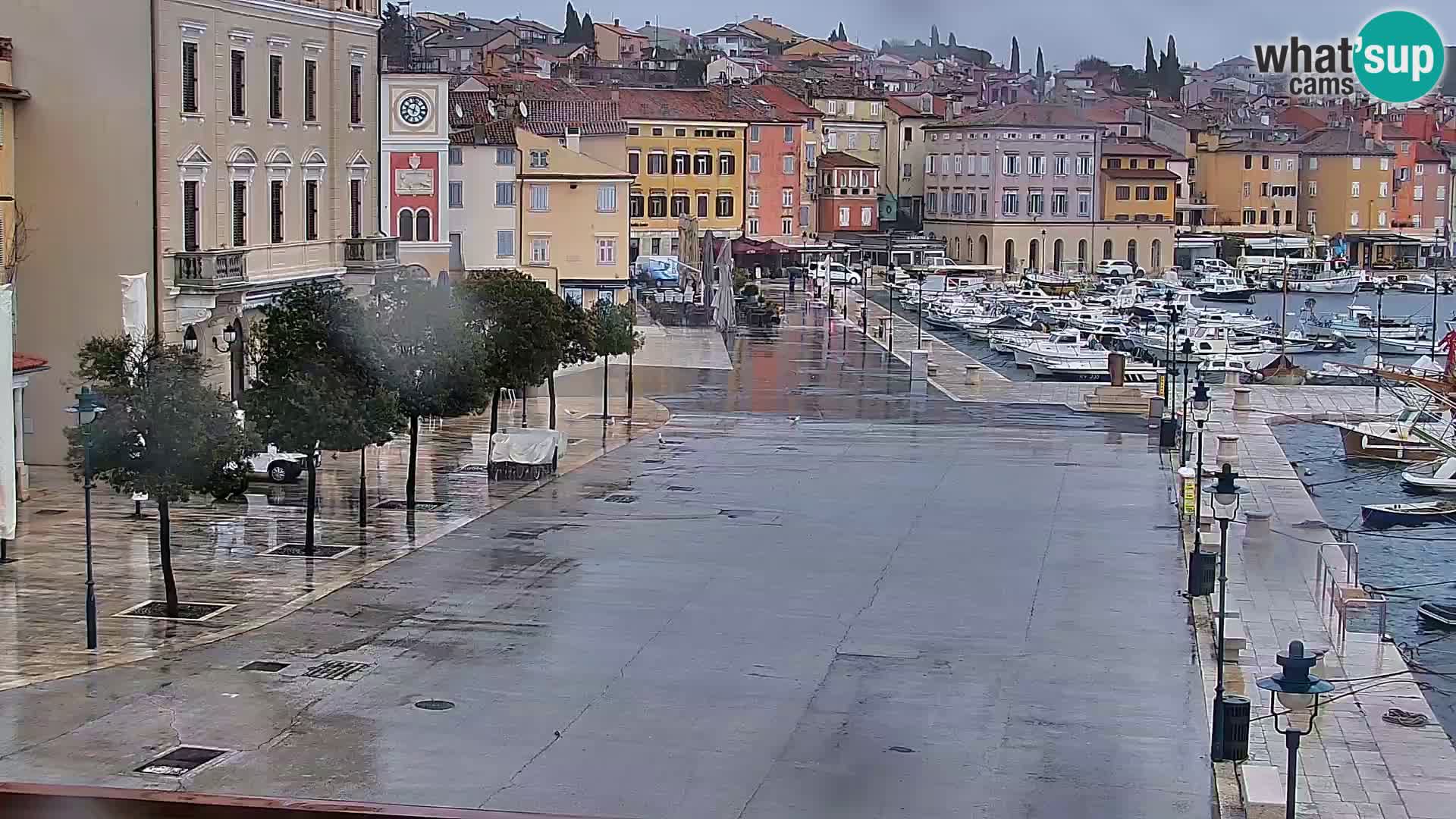 Spletna kamera Rovinj promenada in marina | Rovinj Vreme