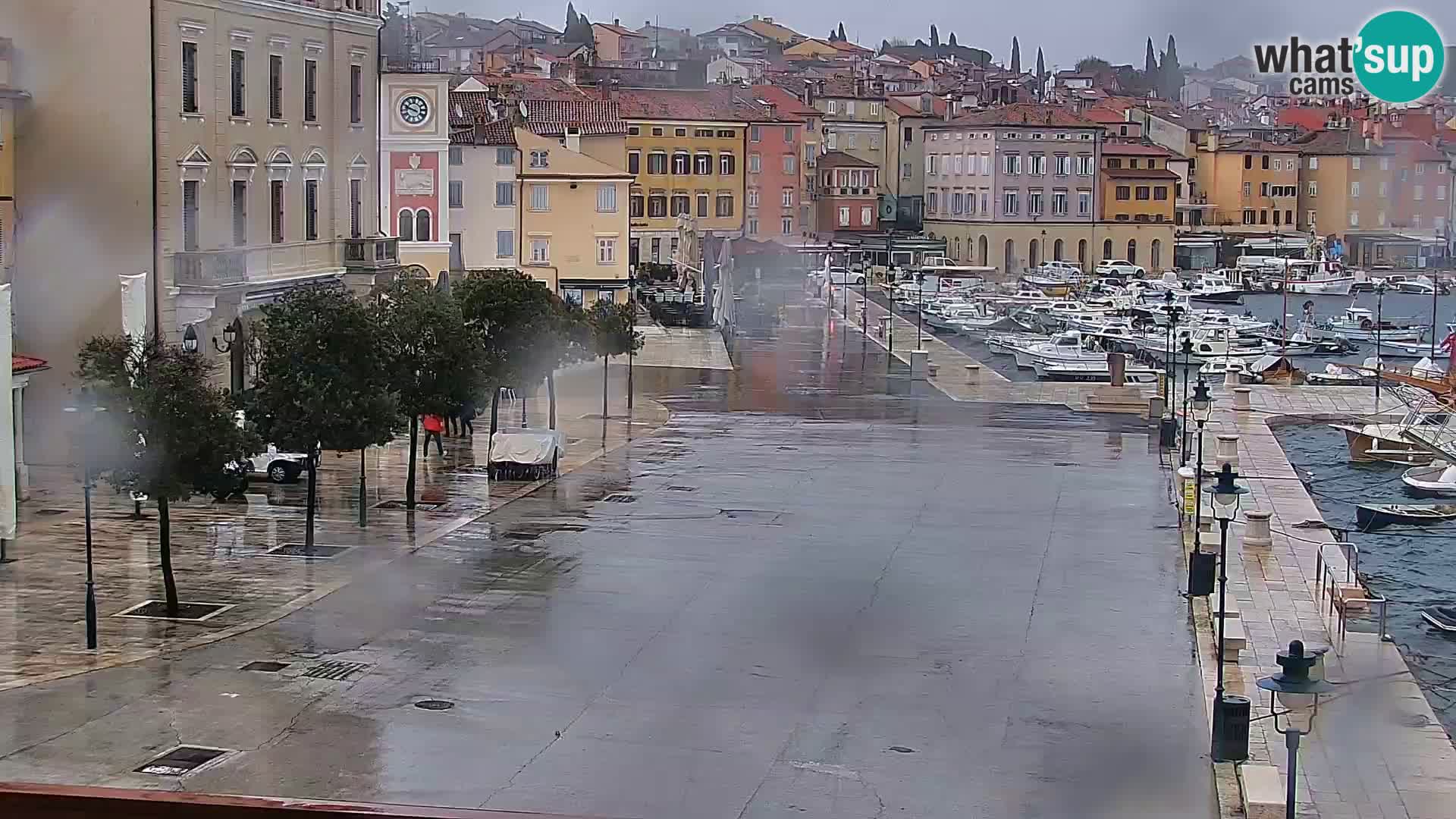 Promenade e marina a Rovinj