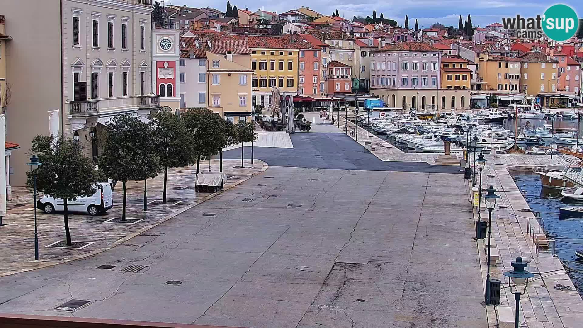 Promenade e marina a Rovinj