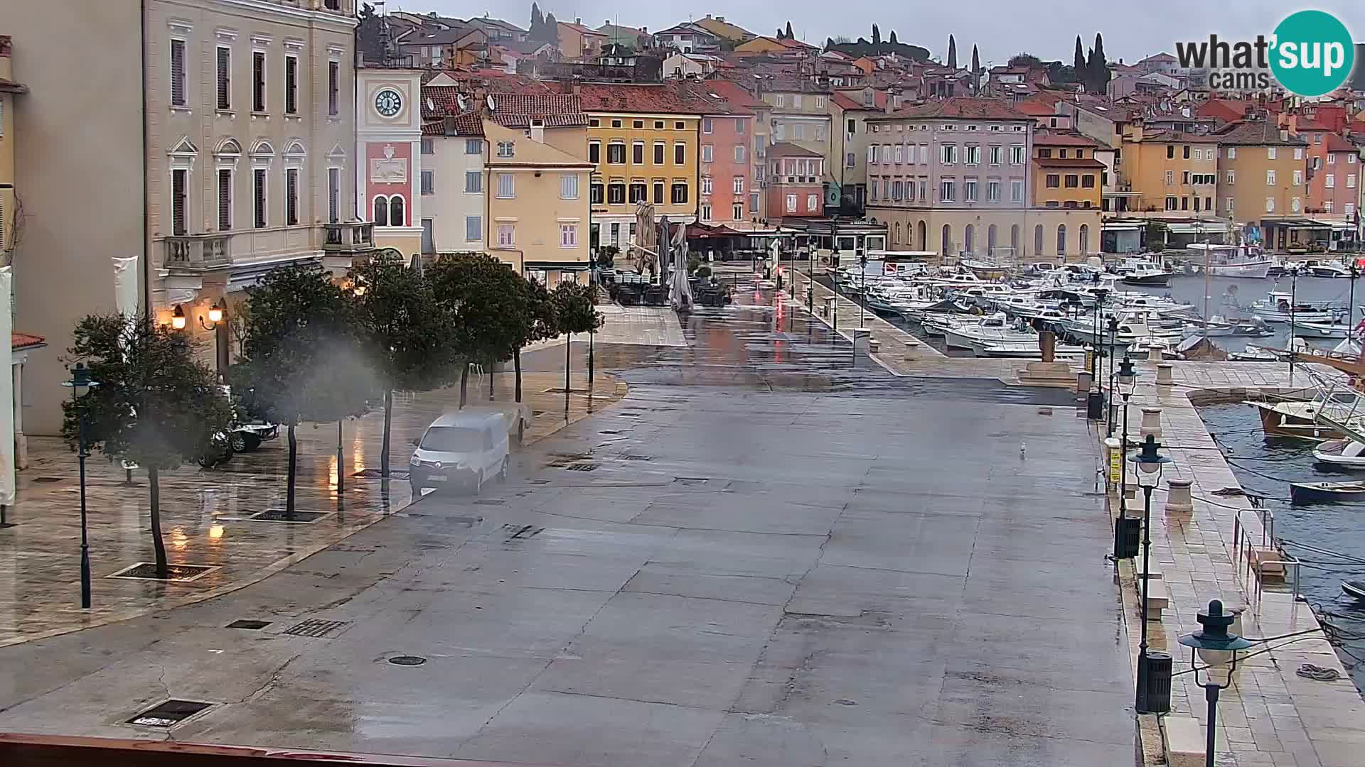 Promenade e marina a Rovinj