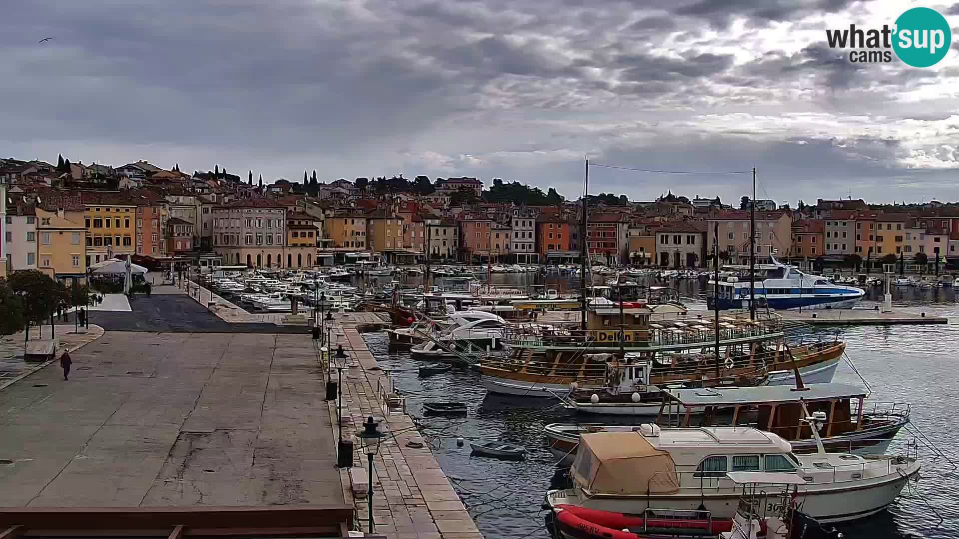 Spletna kamera Rovinj promenada in marina | Rovinj Vreme