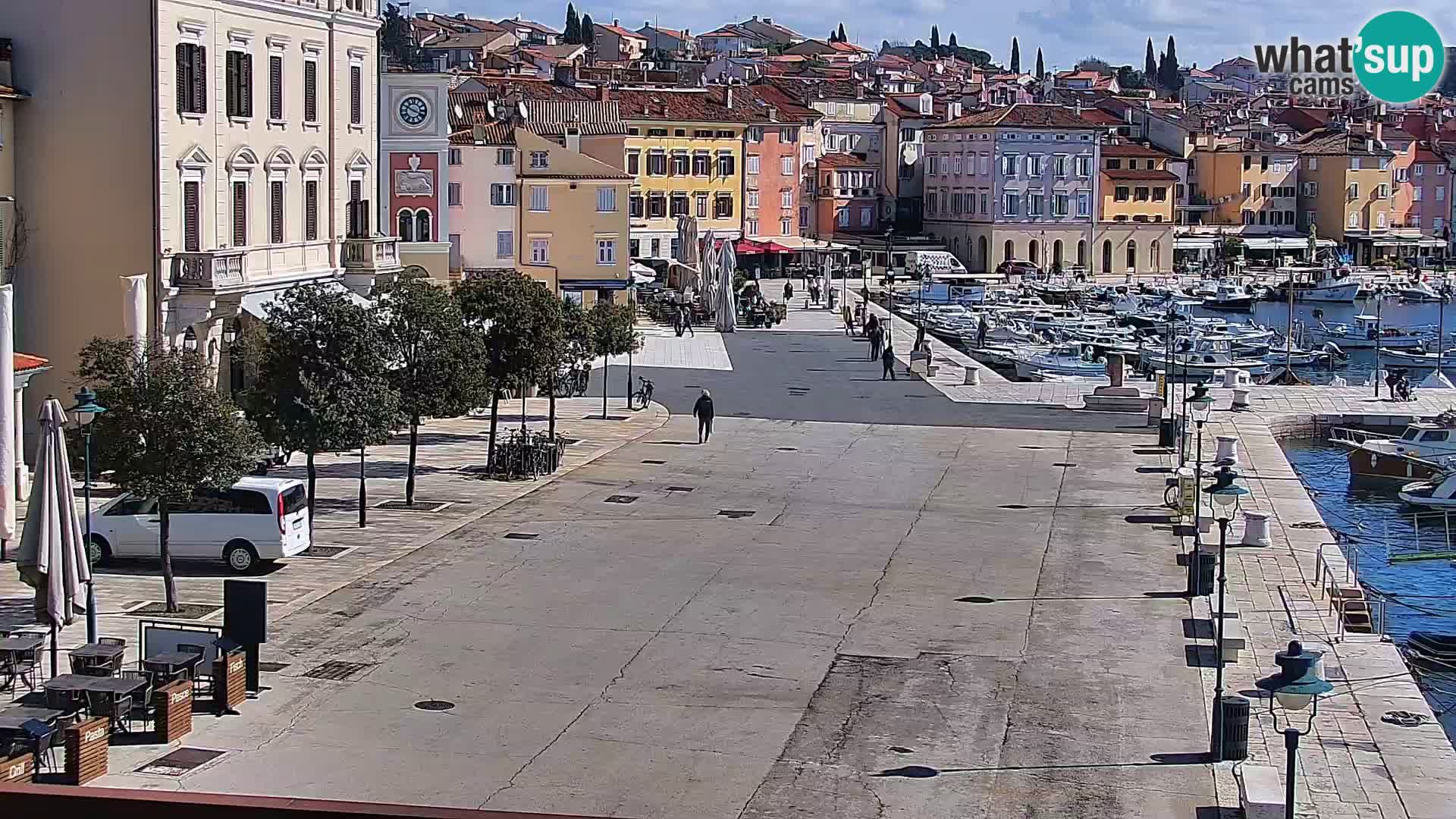 Rovinj webcam promenade and marina – Istria – Croatia