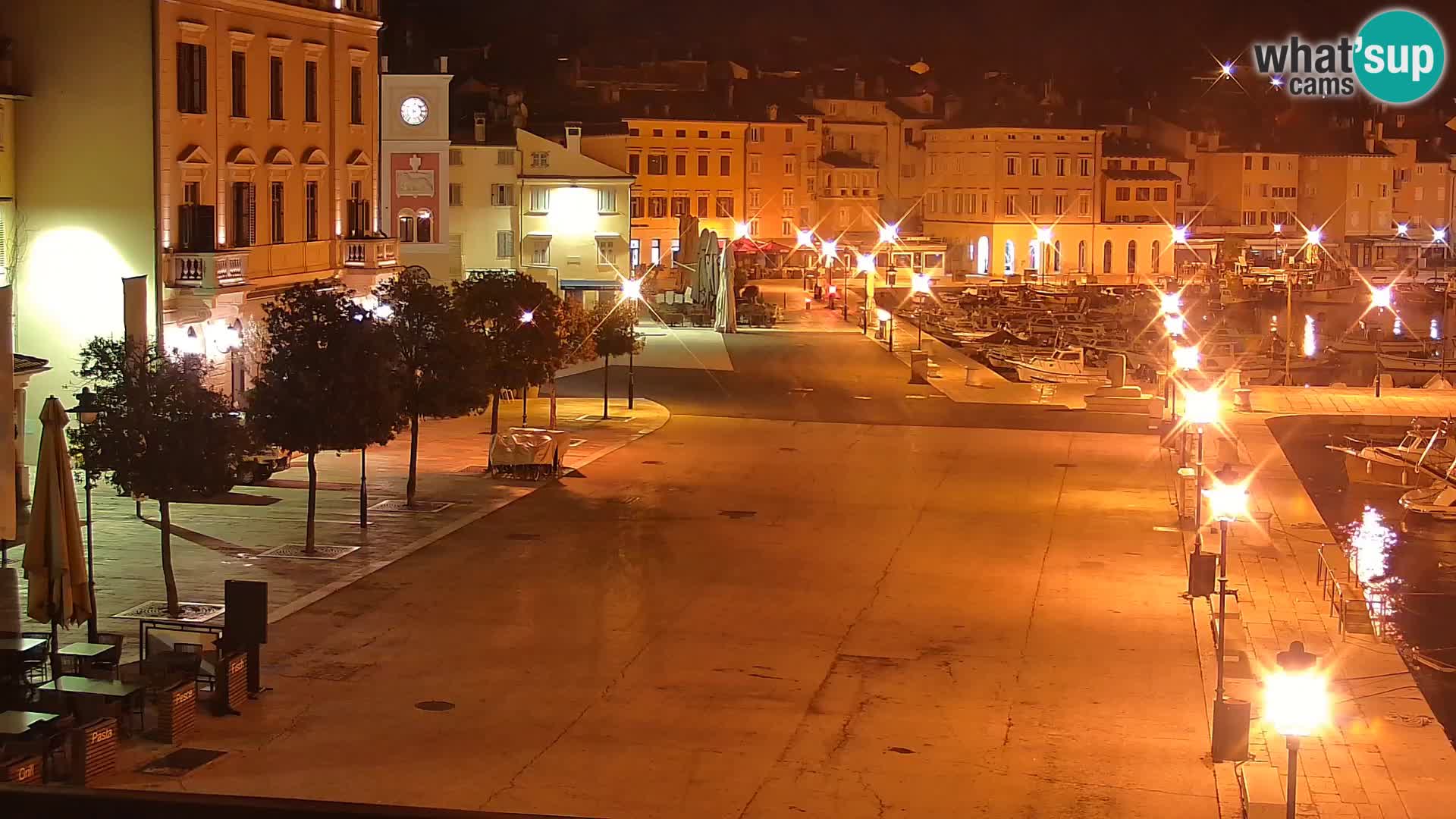 Promenade e marina en Rovinj