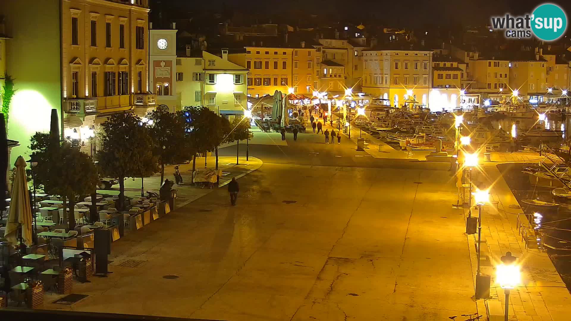 Promenade e marina a Rovinj