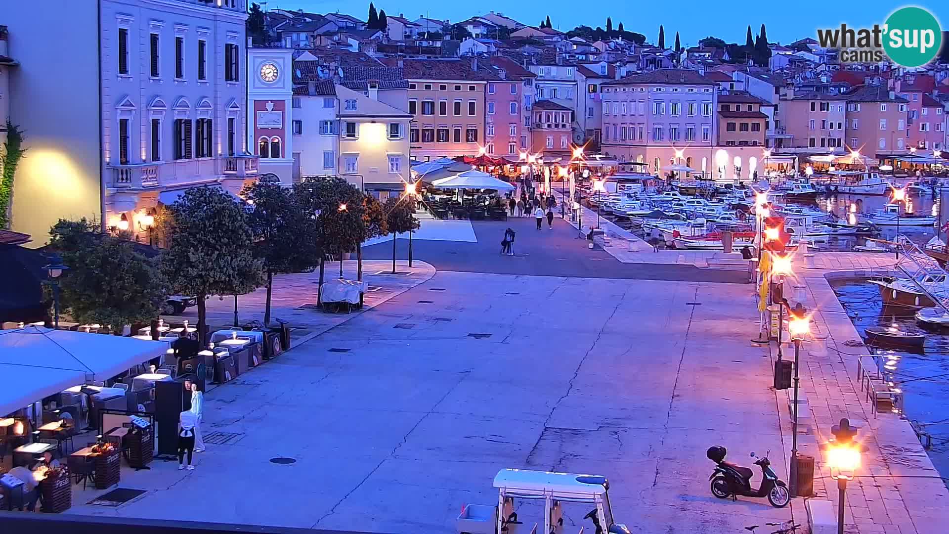 Rovinj webcam promenade and marina – Istria – Croatia
