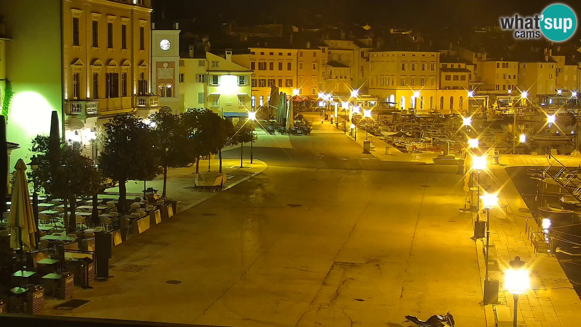 Promenade e marina a Rovinj
