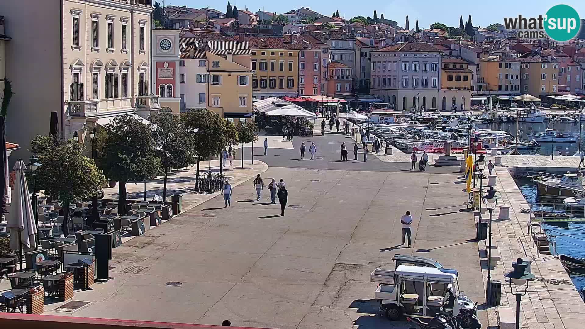 Spletna kamera Rovinj promenada in marina | Rovinj Vreme