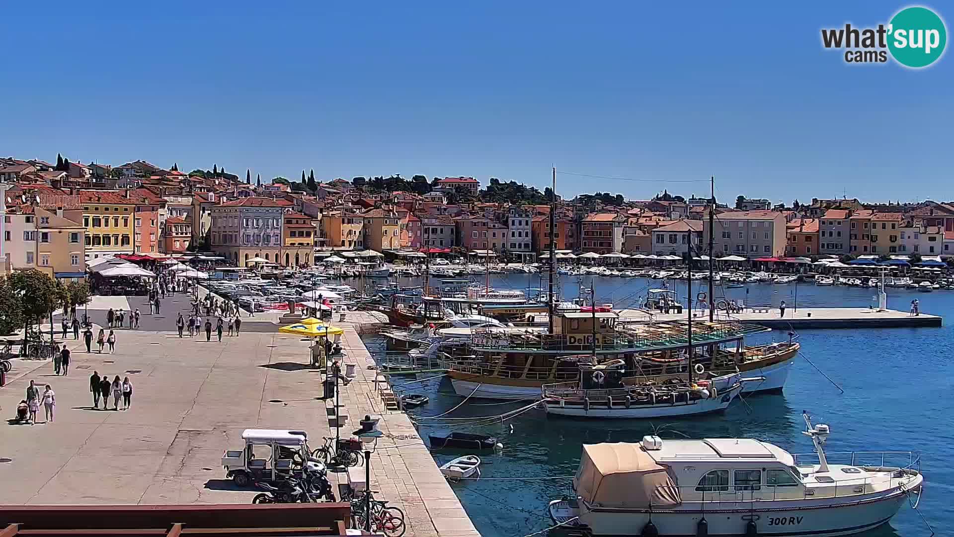 Webcam Rovinj Promenade – Istrien – Kroatien