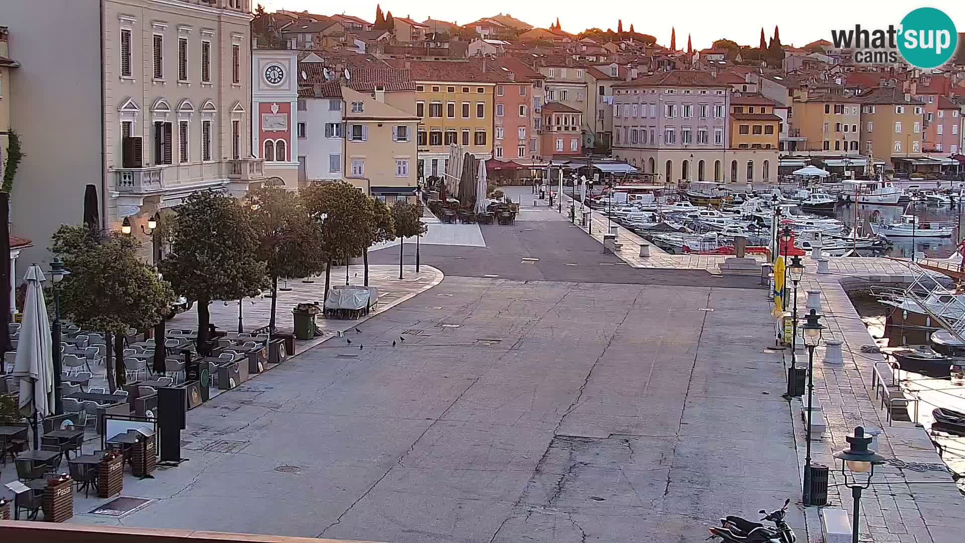 Spletna kamera Rovinj promenada in marina | Rovinj Vreme