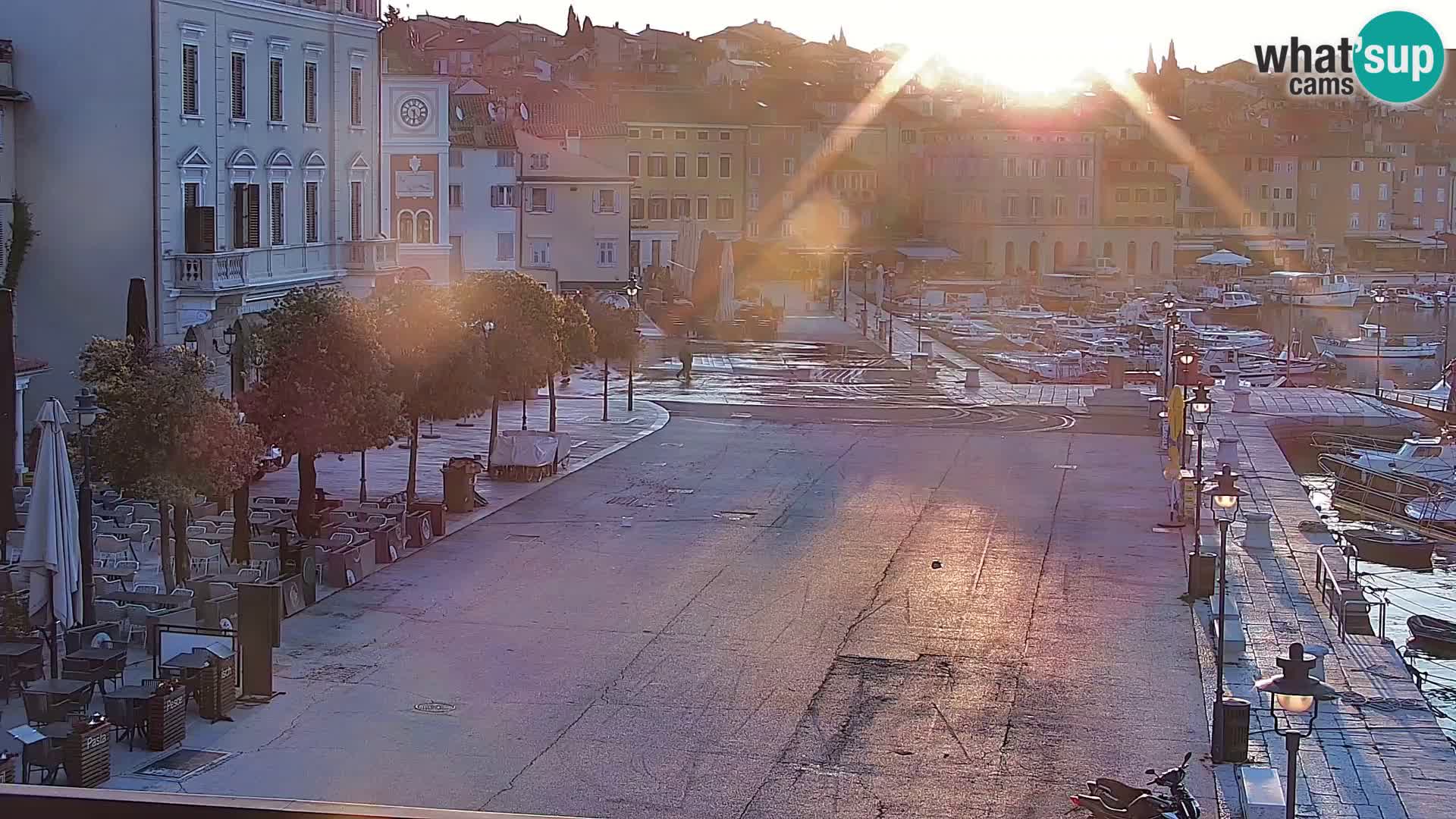 Rovinj webcam promenade and marina – Istria – Croatia