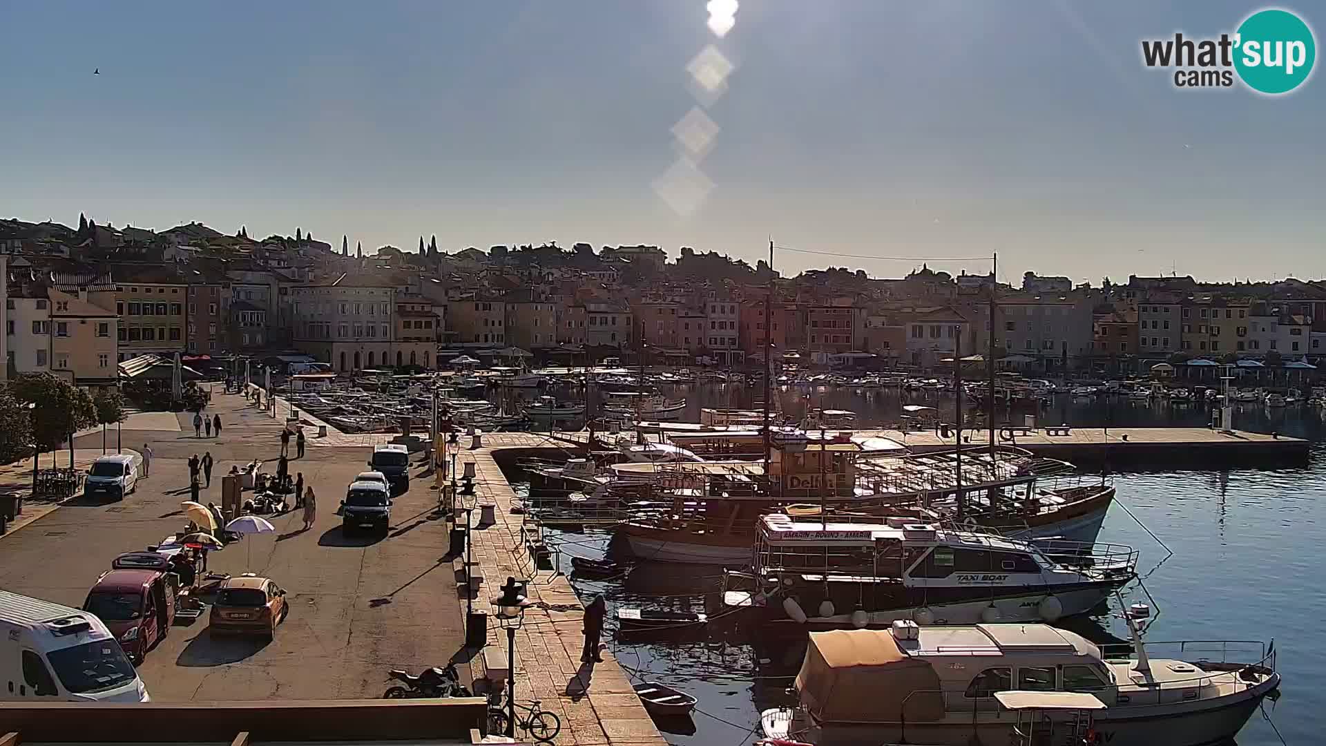 Webcam Rovigno marina | Lungomare | Rovinj Croazia