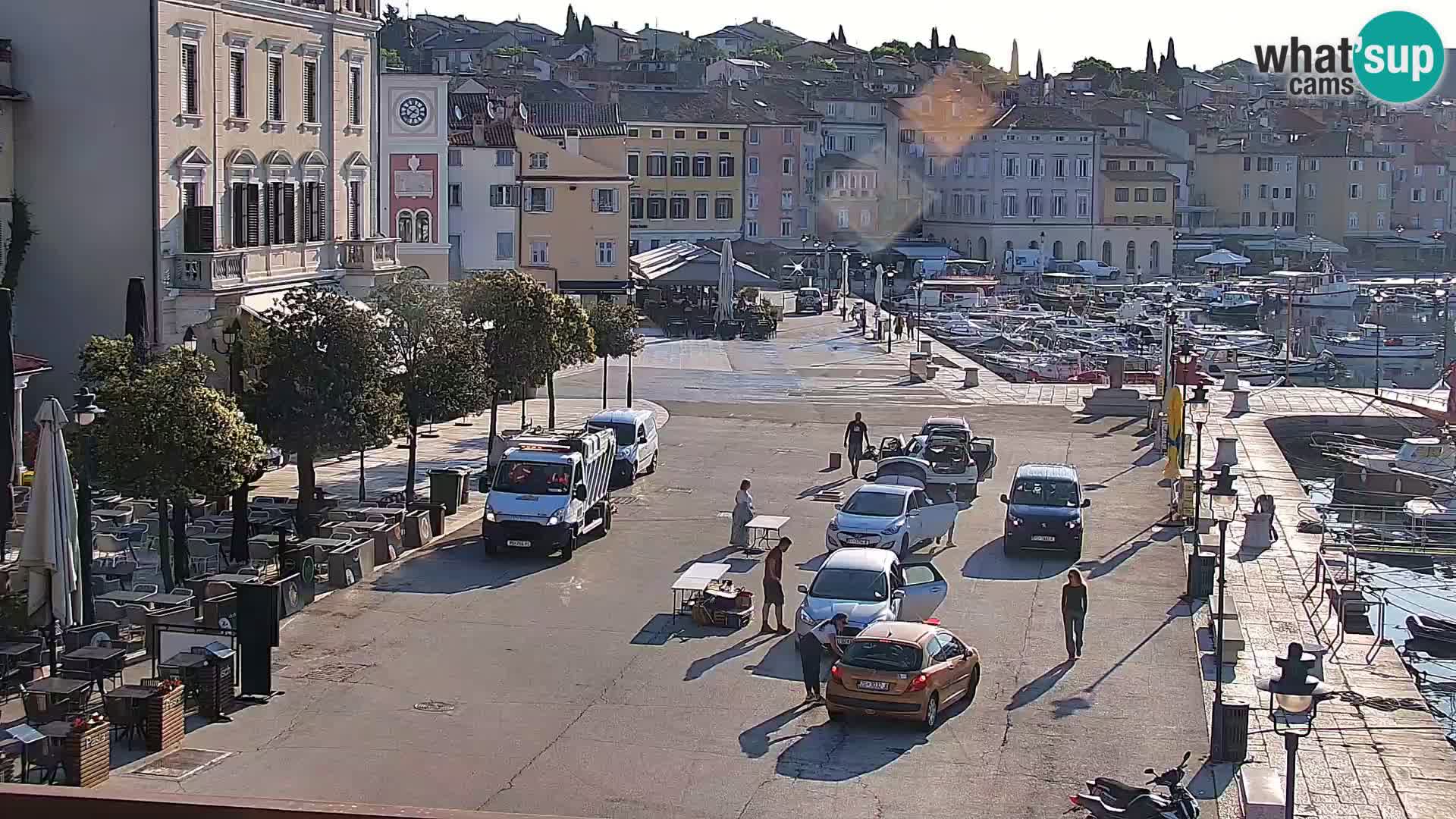 Rovinj webcam promenade and marina – Istria – Croatia
