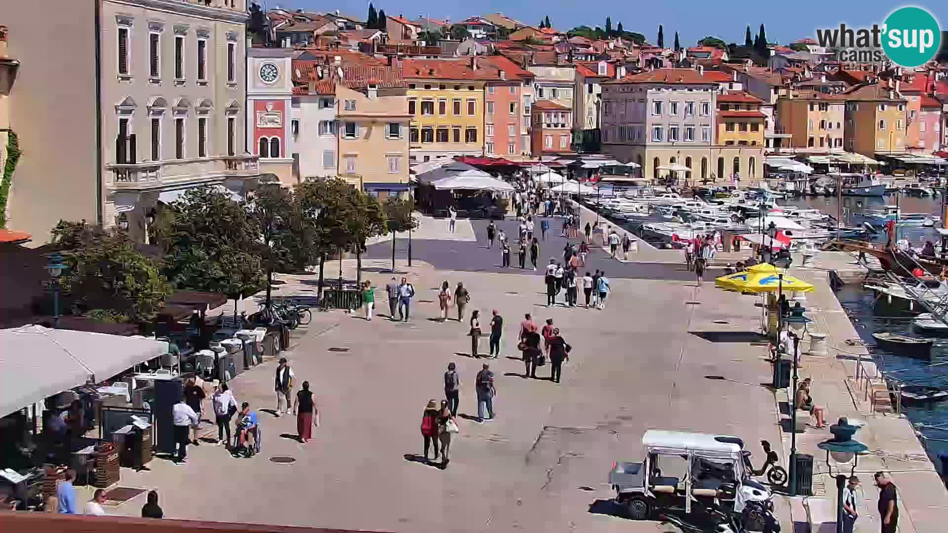 Spletna kamera Rovinj promenada in marina | Rovinj Vreme