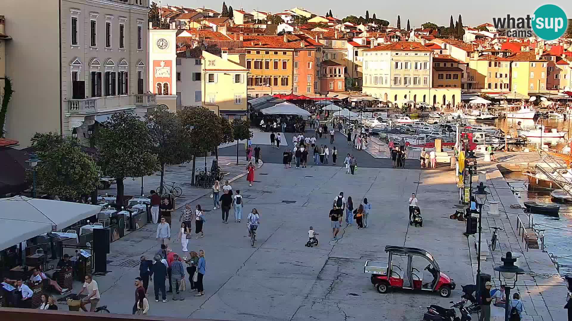 Spletna kamera Rovinj promenada in marina | Rovinj Vreme