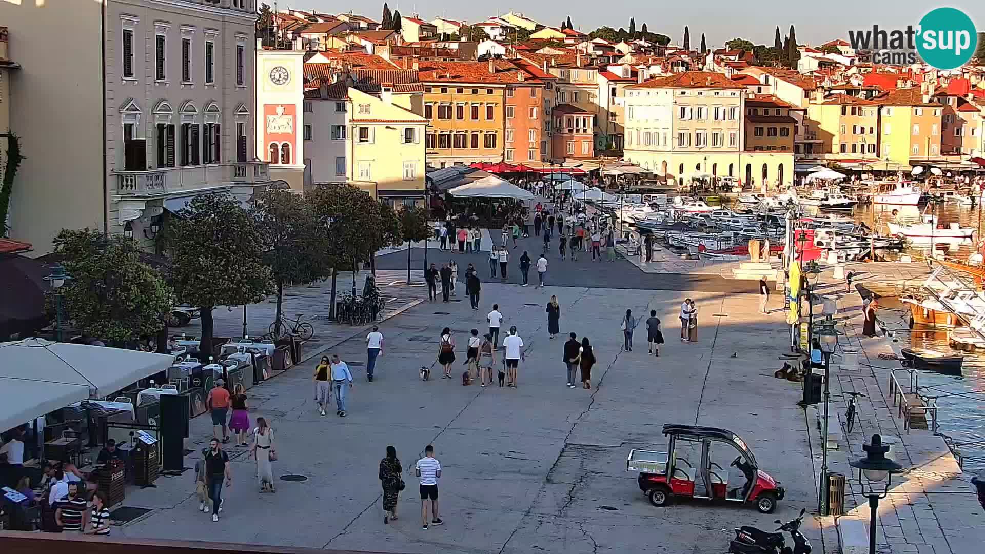 Spletna kamera Rovinj promenada in marina | Rovinj Vreme