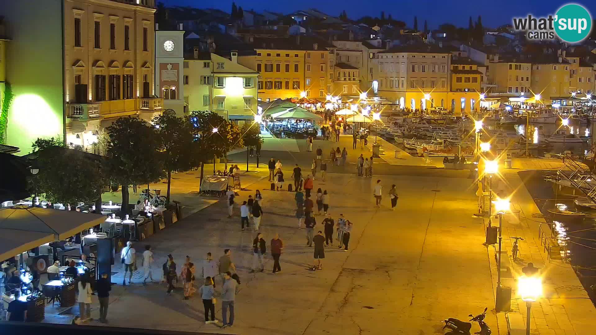 Promenada in marina v Rovinju