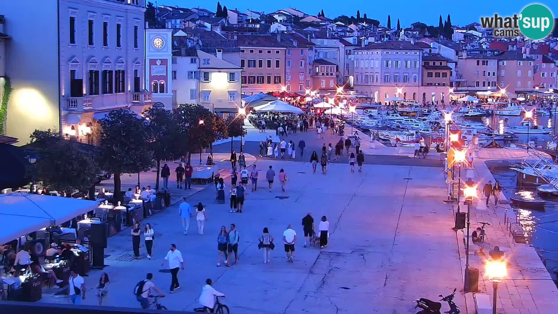 Promenade e marina a Rovinj