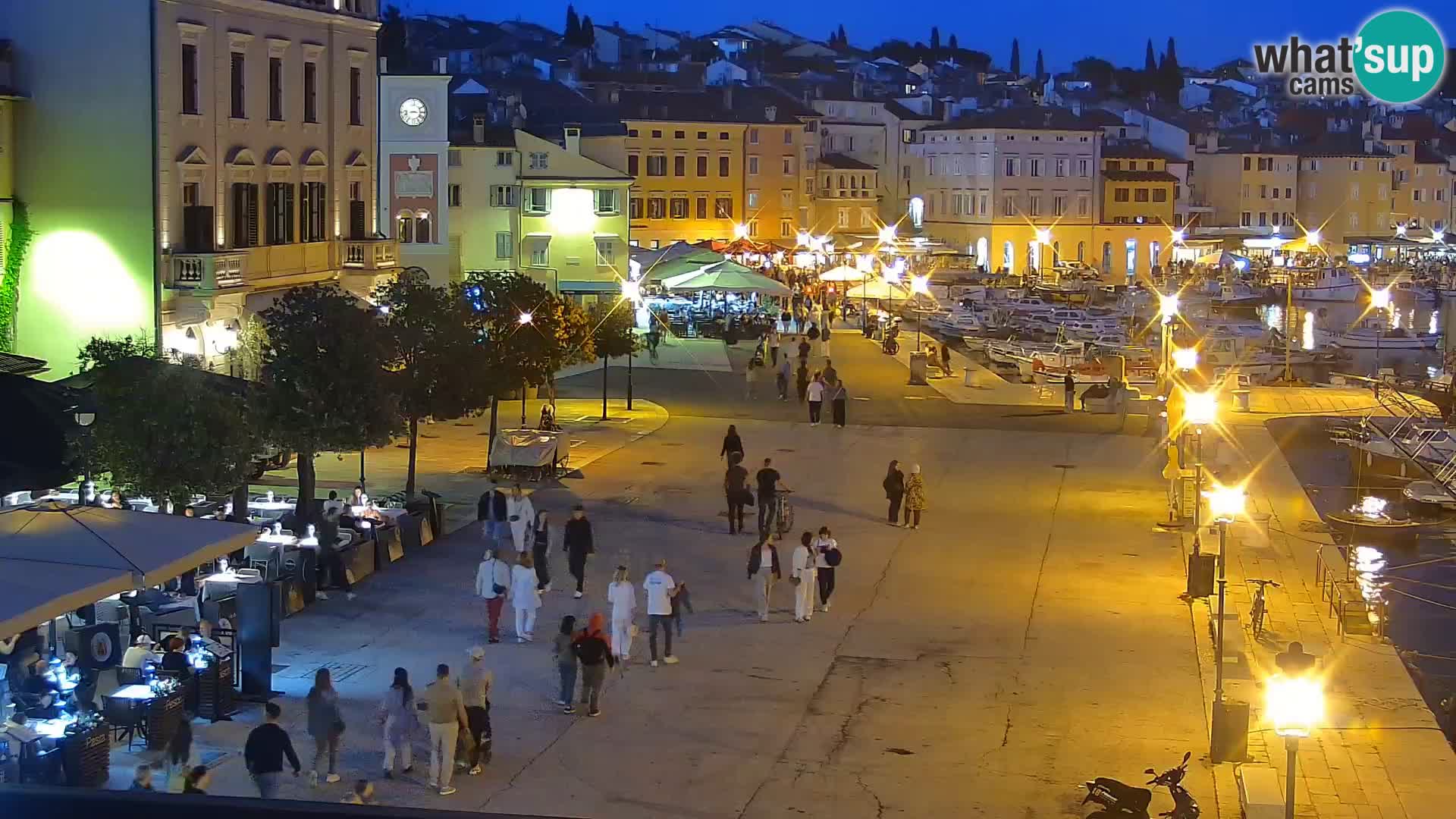 Promenade e marina a Rovinj