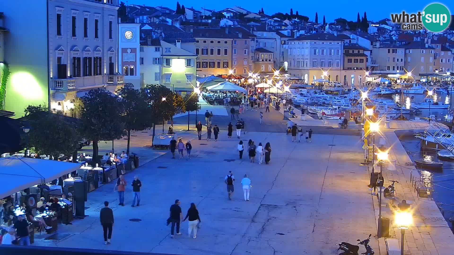 Webcam Rovigno marina | Lungomare | Rovinj Croazia
