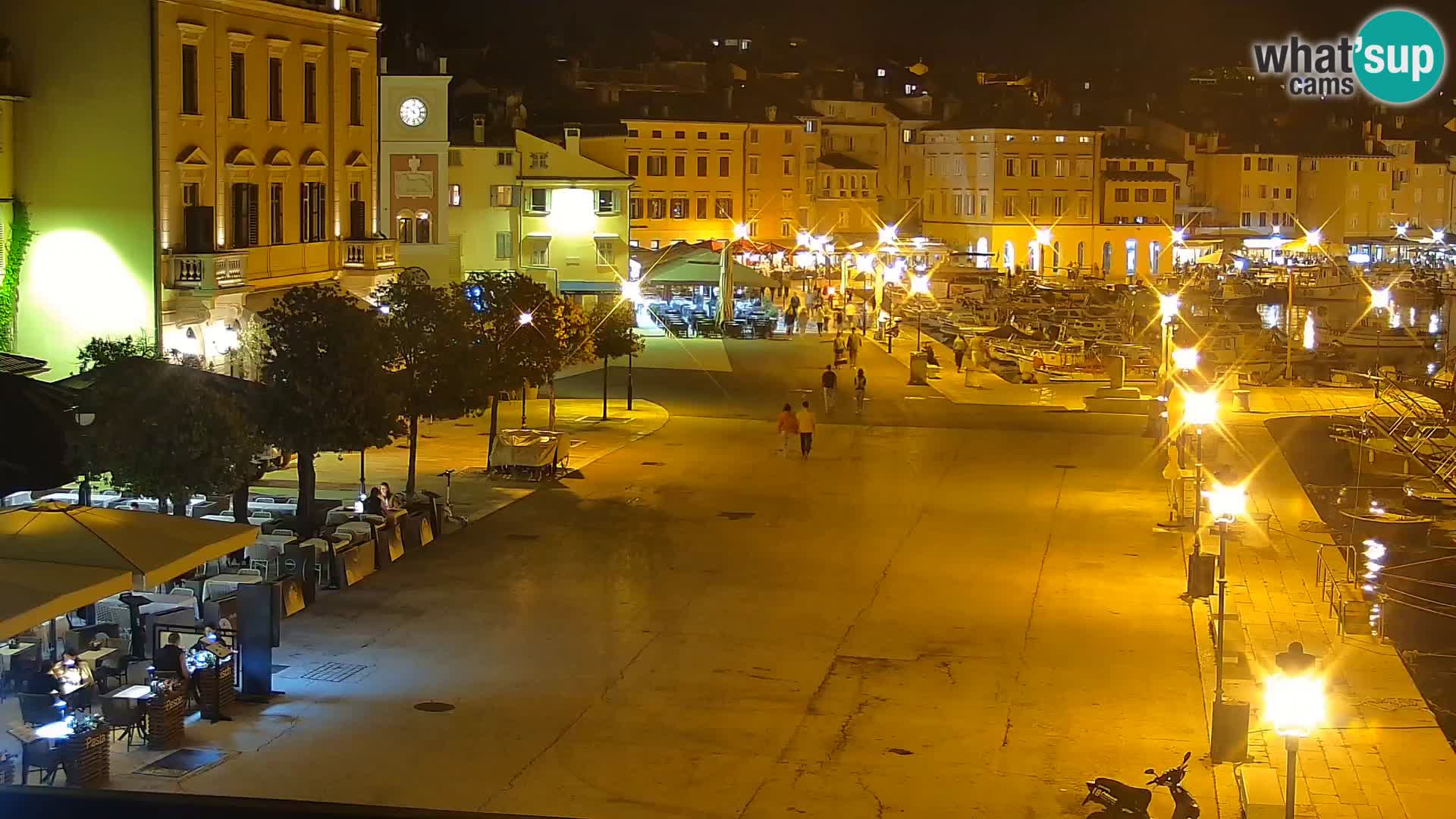 Promenade e marina a Rovinj