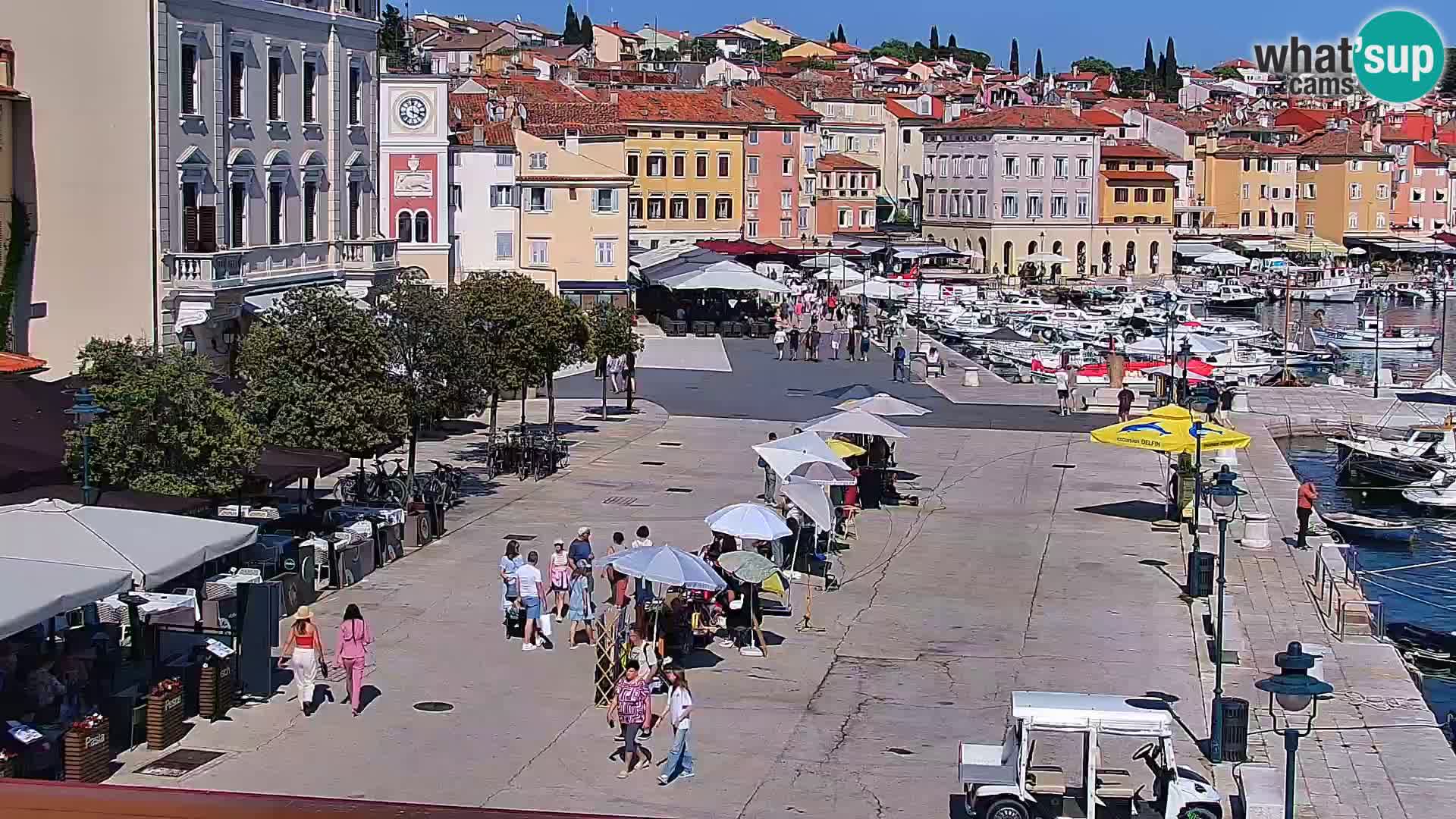Spletna kamera Rovinj promenada in marina | Rovinj Vreme