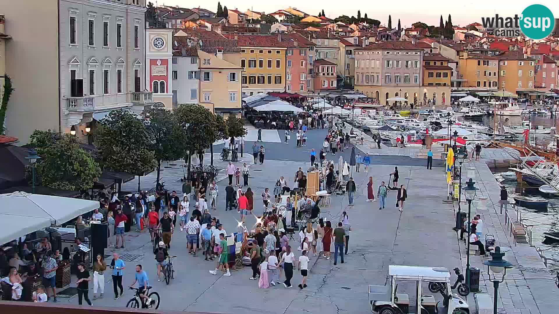 Rovinj webcam promenade and marina – Istria – Croatia