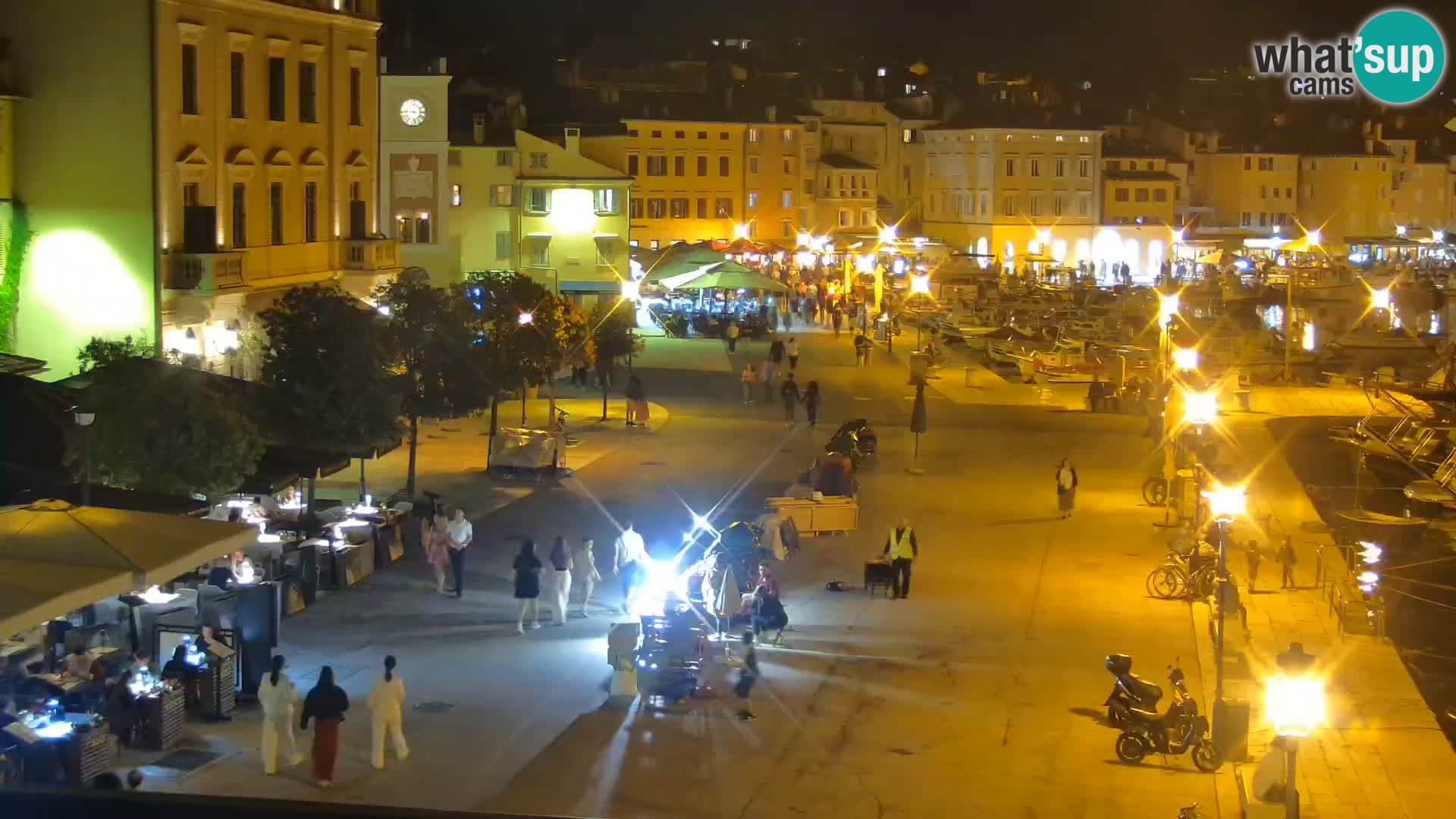 Promenade e marina a Rovinj