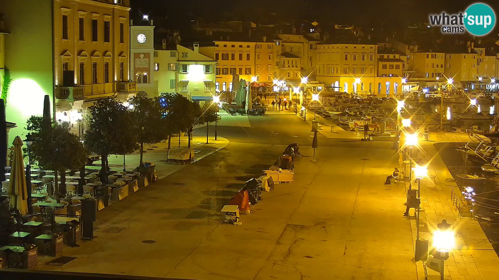 Promenade e marina a Rovinj