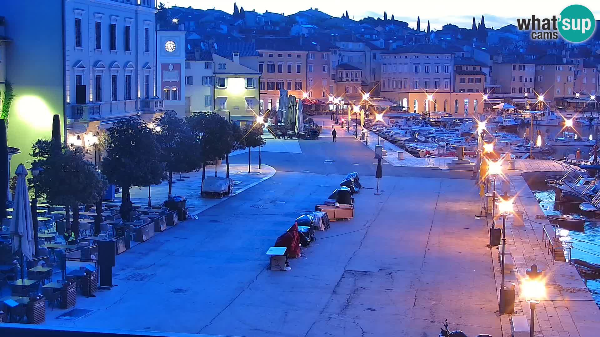 Webcam Rovigno marina | Lungomare | Rovinj Croazia