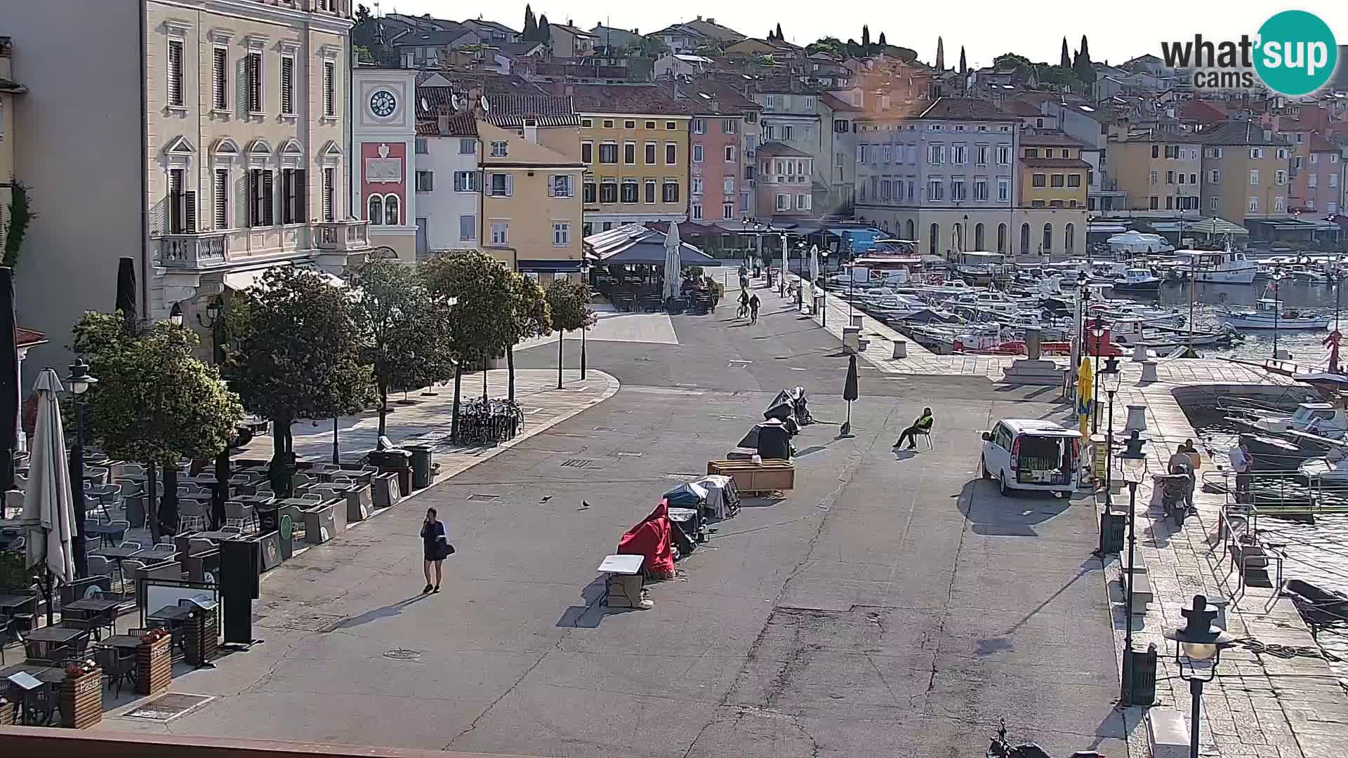 Rovinj webcam promenade and marina – Istria – Croatia