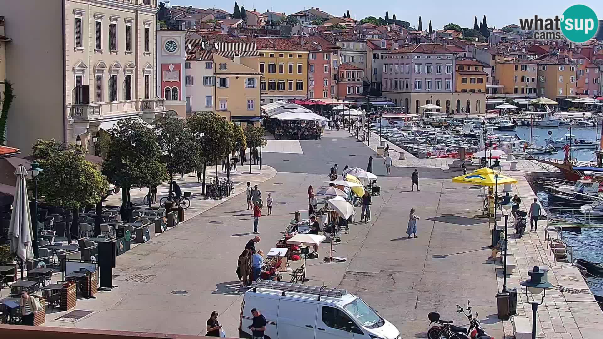 Rovinj webcam promenade and marina – Istria – Croatia