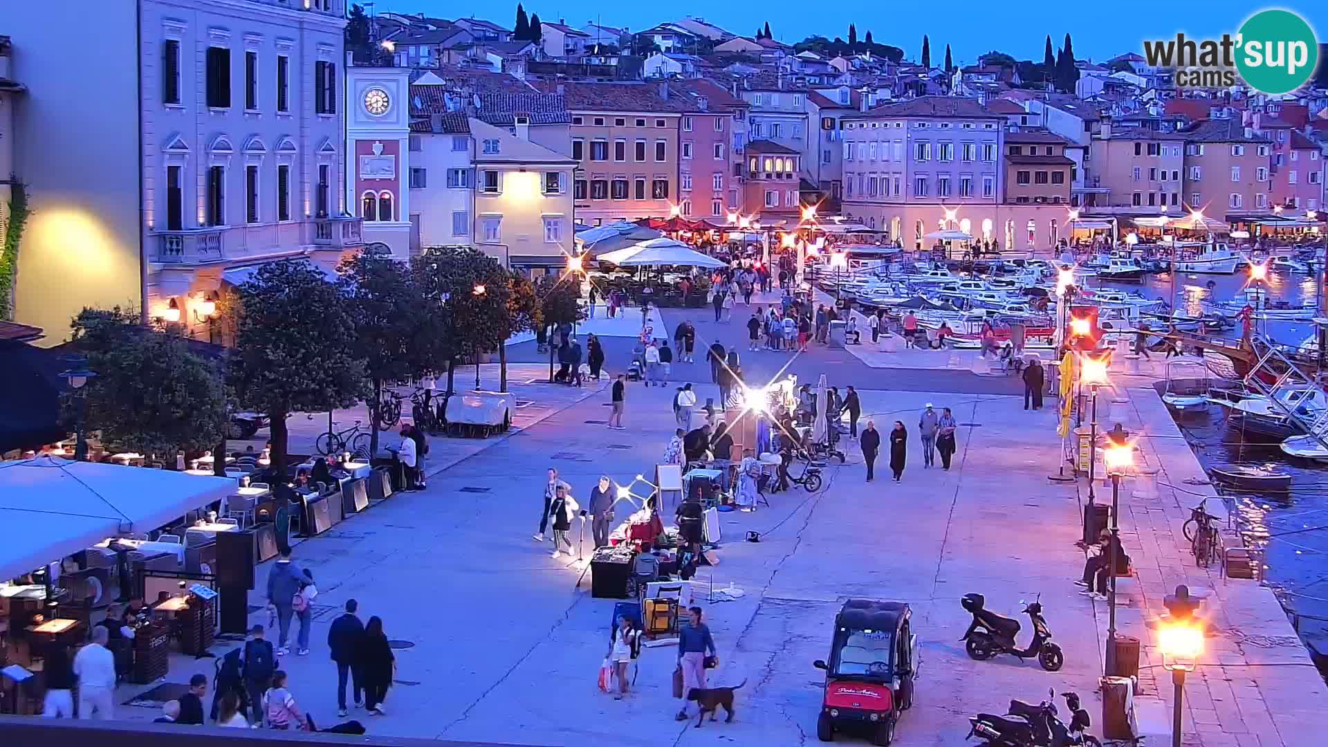 Webcam Rovigno marina | Lungomare | Rovinj Croazia