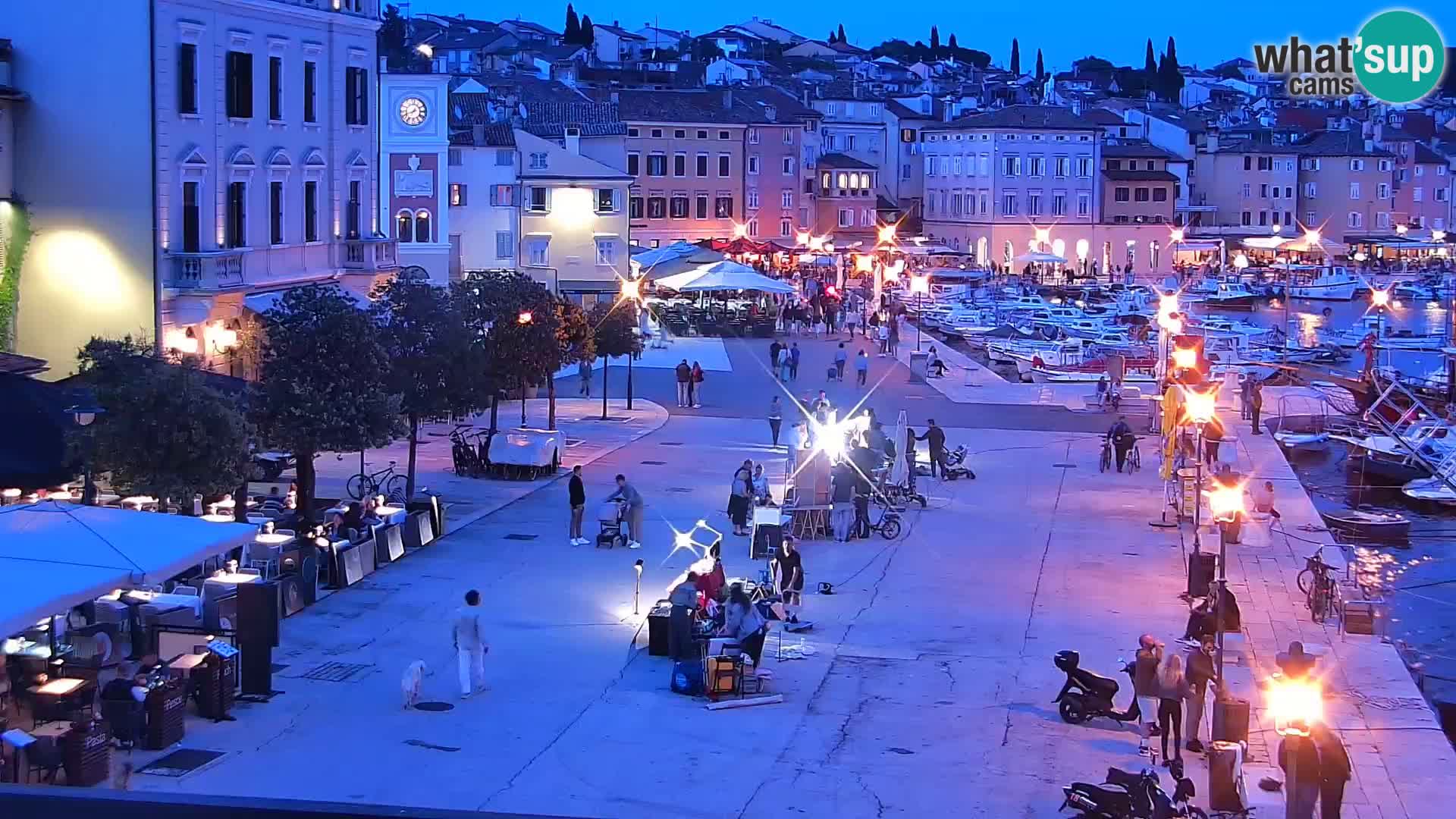 Rovinj webcam promenade and marina – Istria – Croatia
