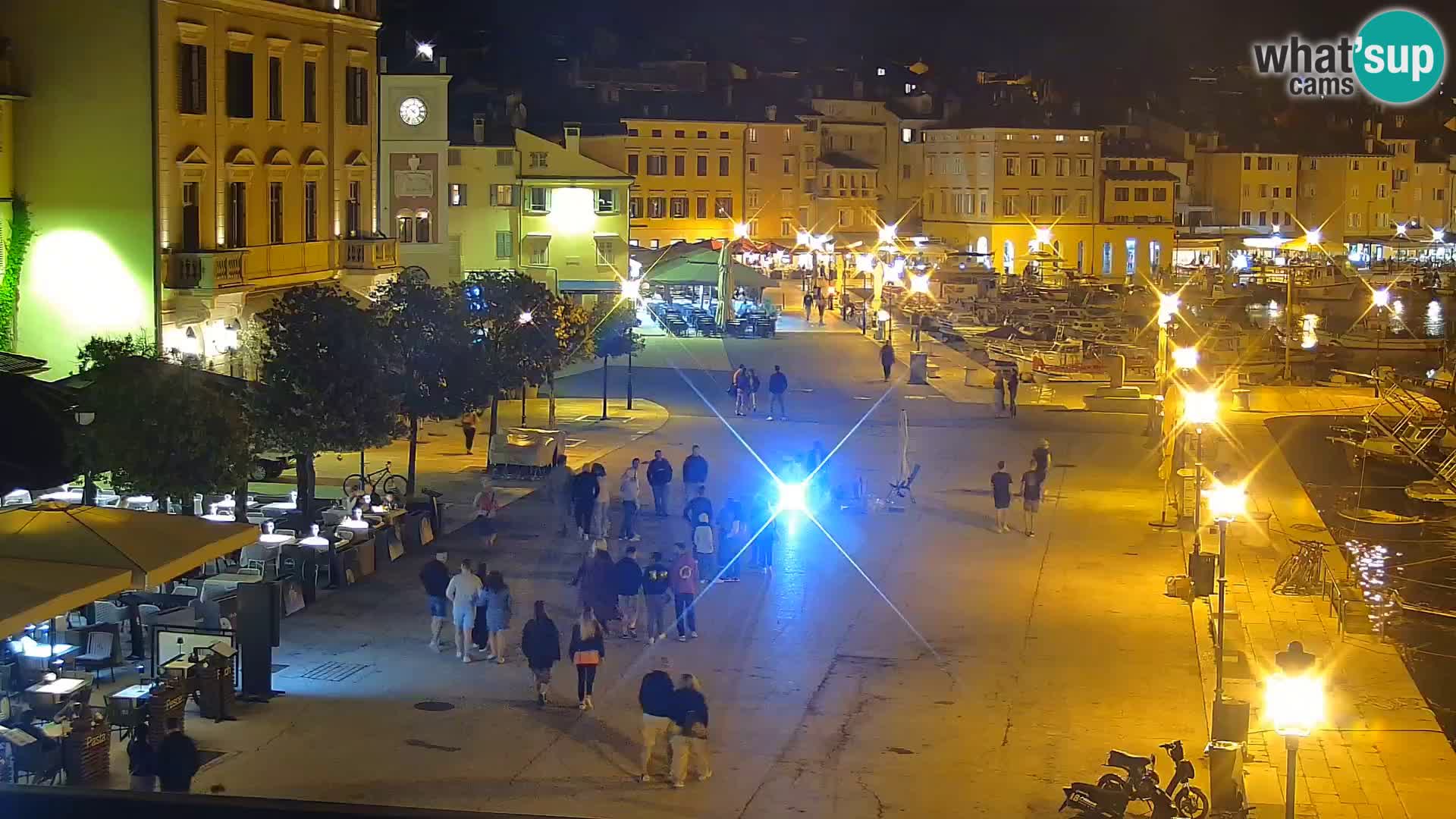 Promenade e marina a Rovinj