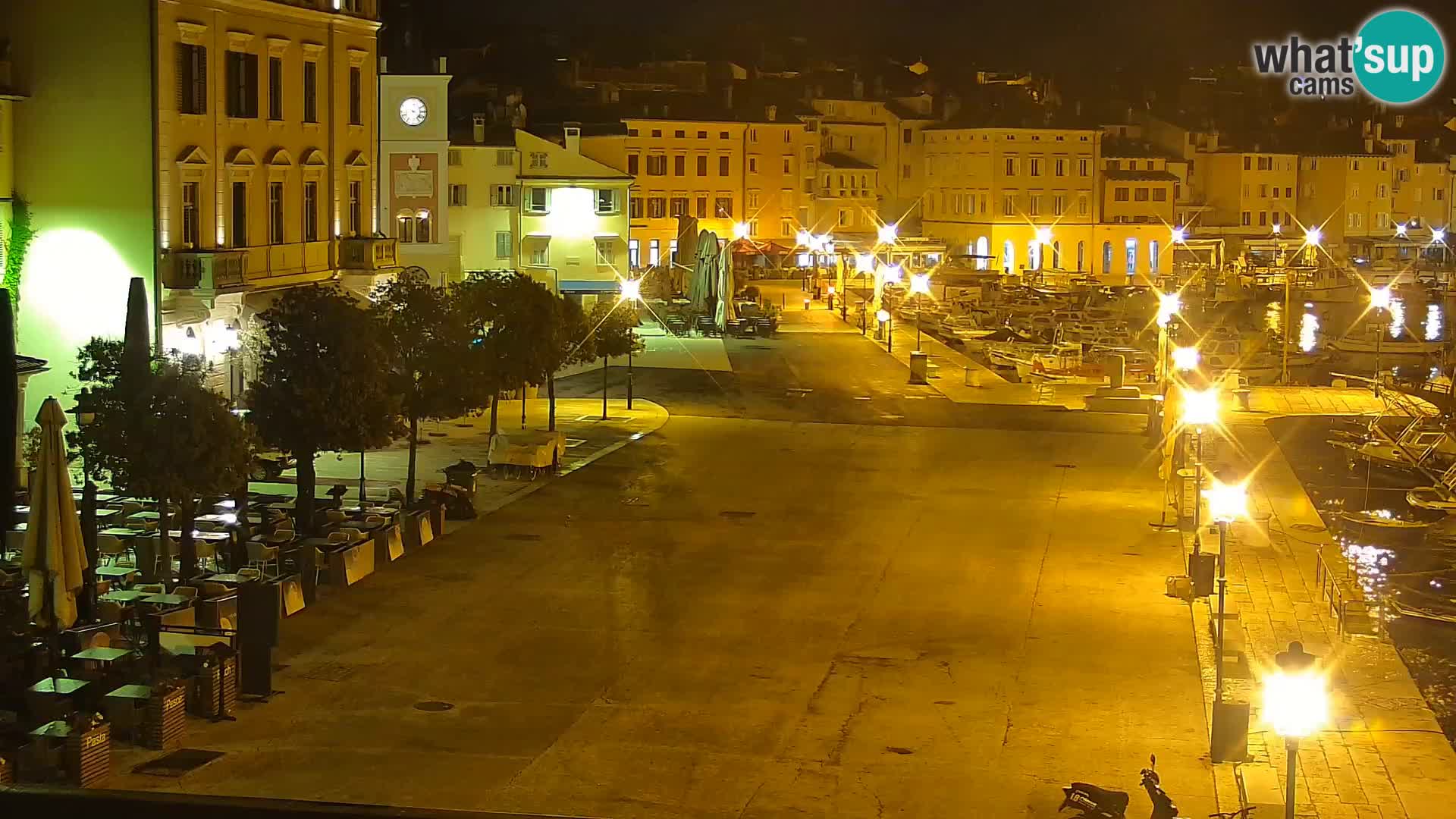 Promenade e marina a Rovinj