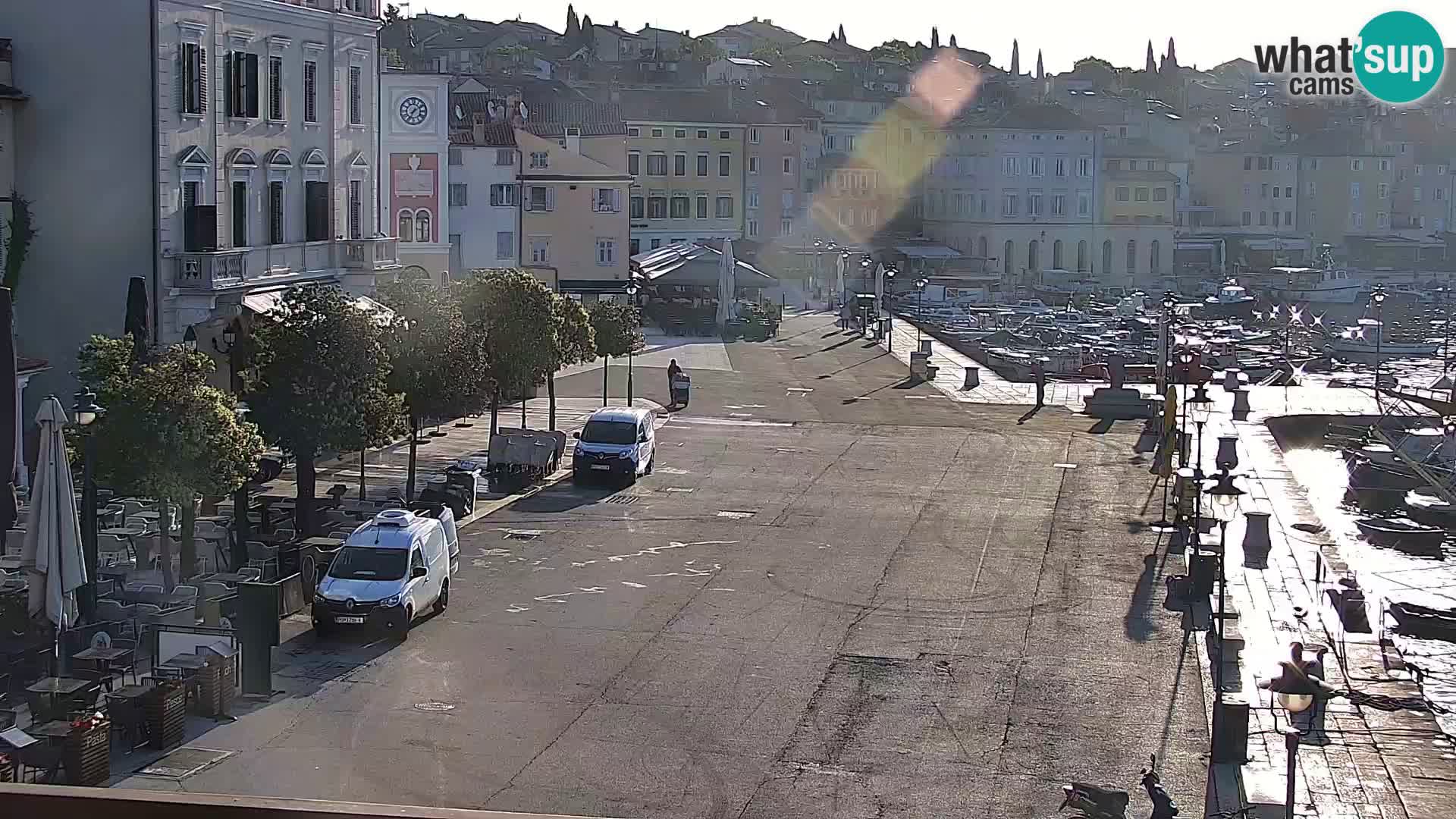 Webcam Rovigno marina | Lungomare | Rovinj Croazia