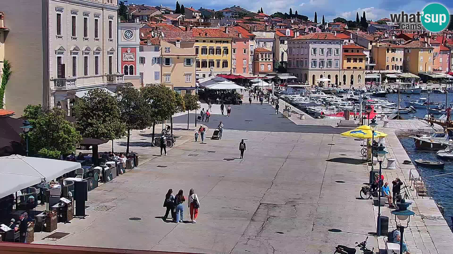 Promenade e marina a Rovinj