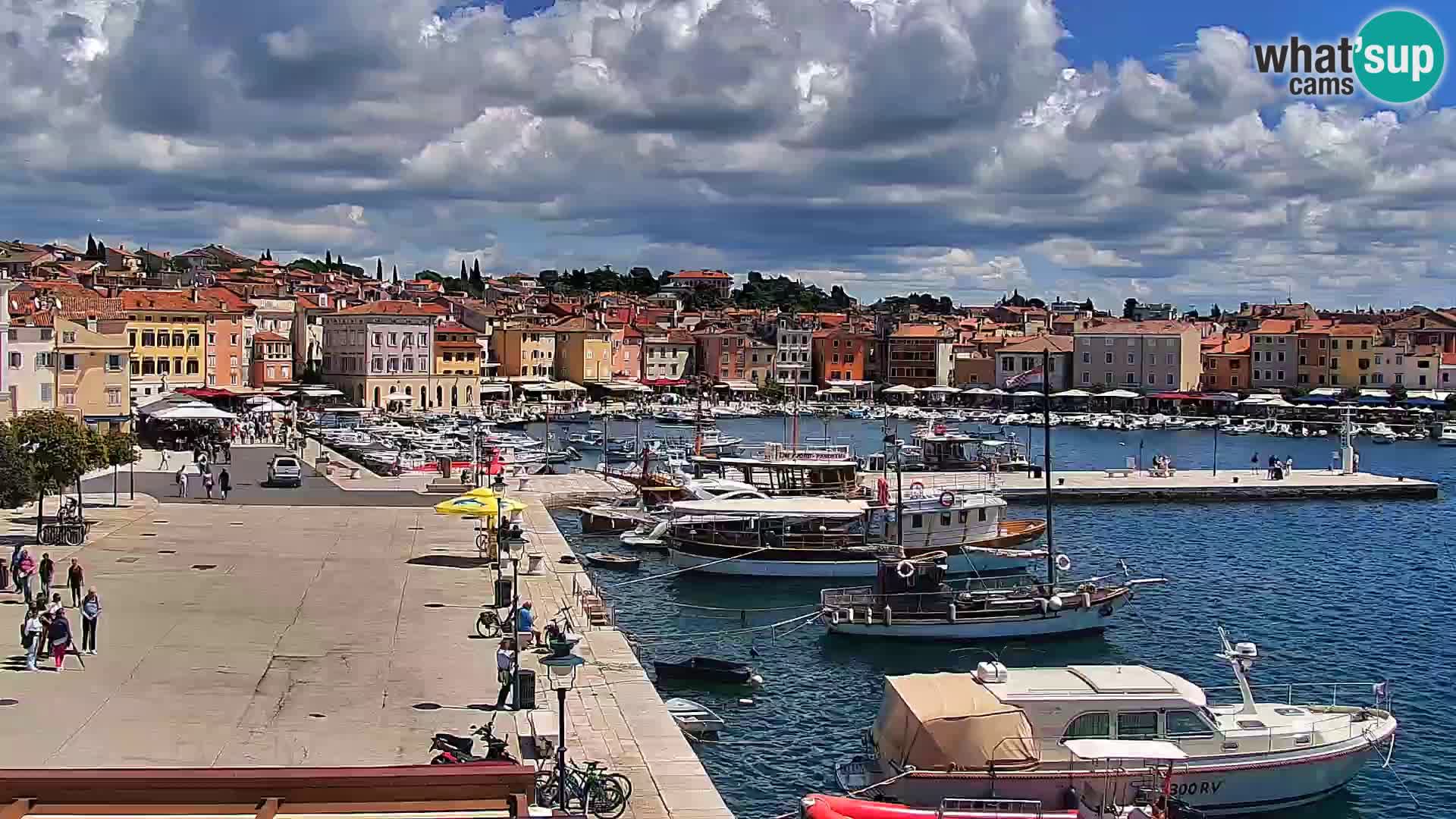 Spletna kamera Rovinj promenada in marina | Rovinj Vreme