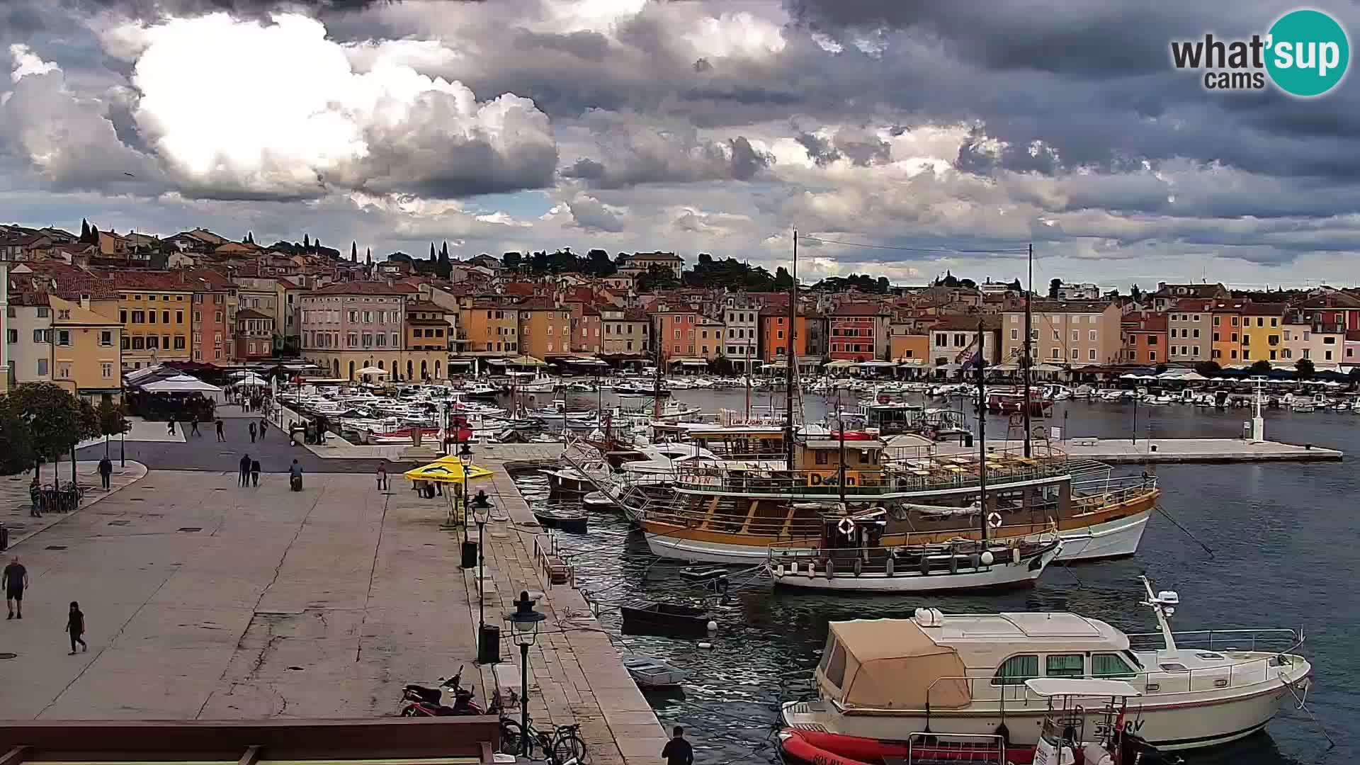 Promenade e marina a Rovinj