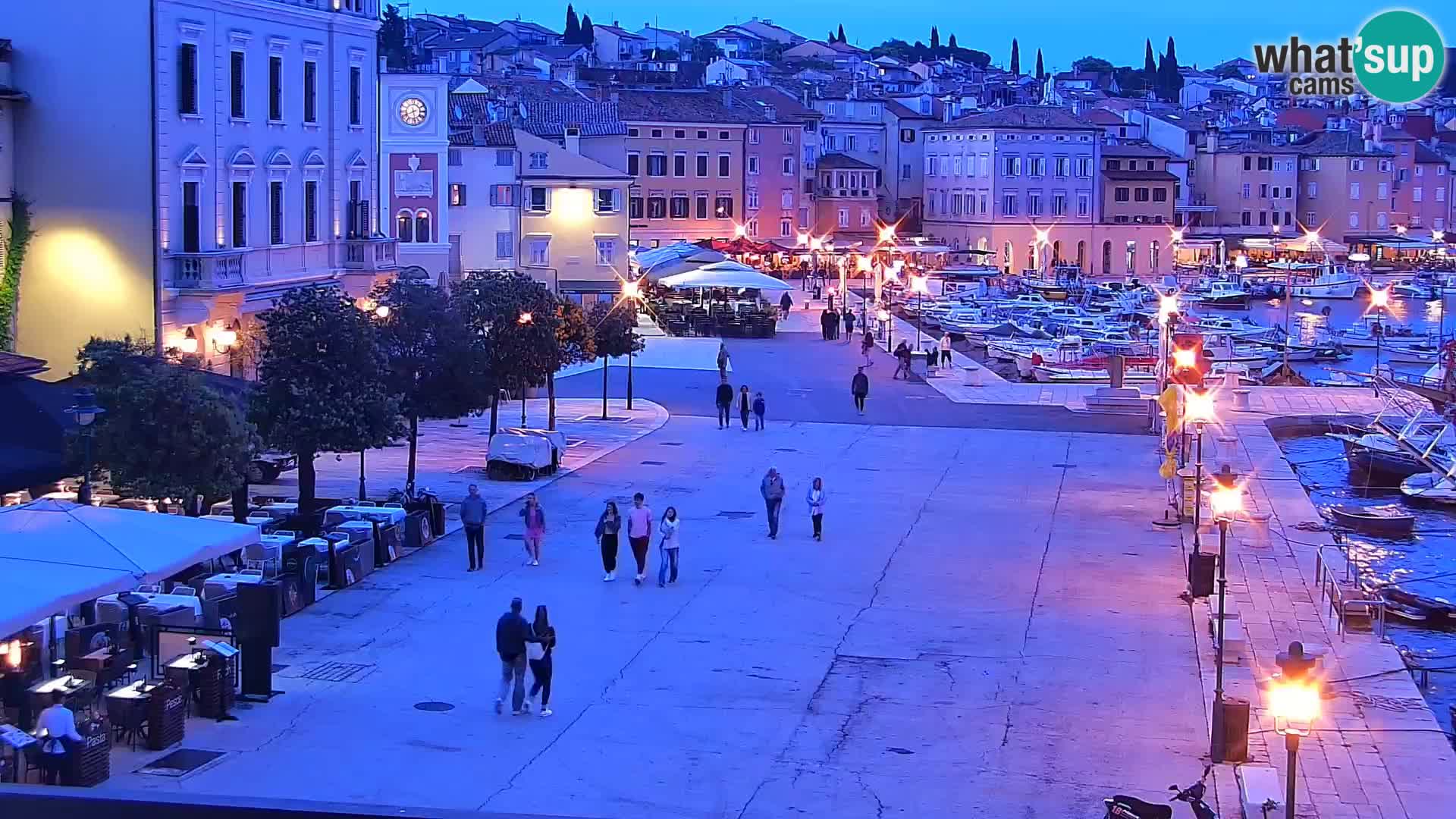 Promenade e marina a Rovinj