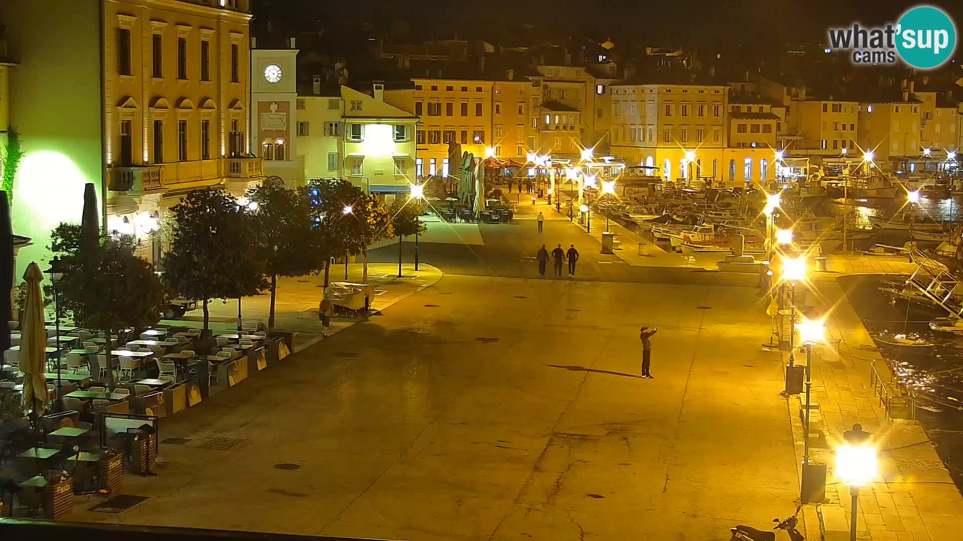 Promenada in marina v Rovinju